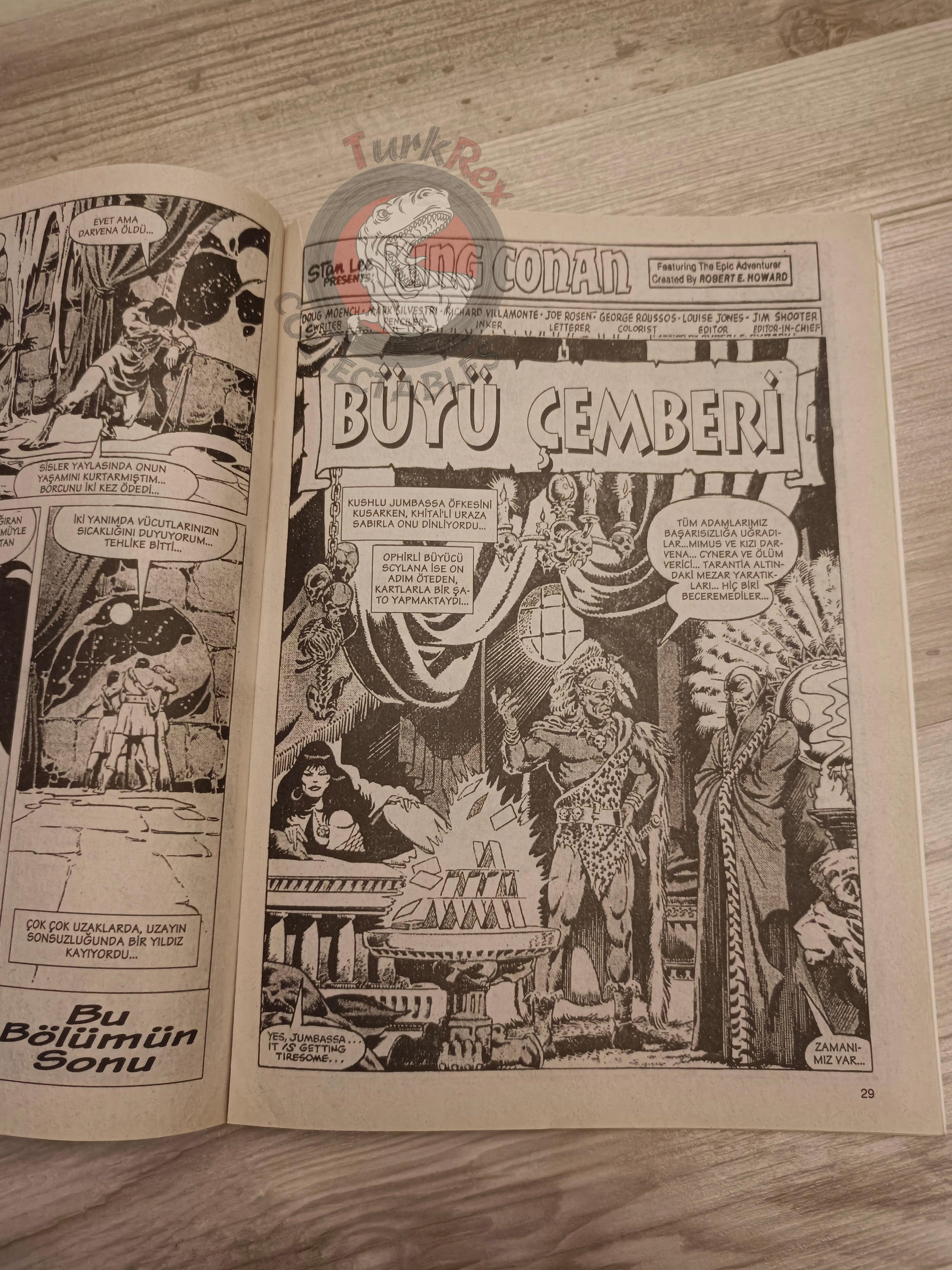 Kral Conan #23 King Conan #12 #13 Turkish Comic Turkey SSOC #112