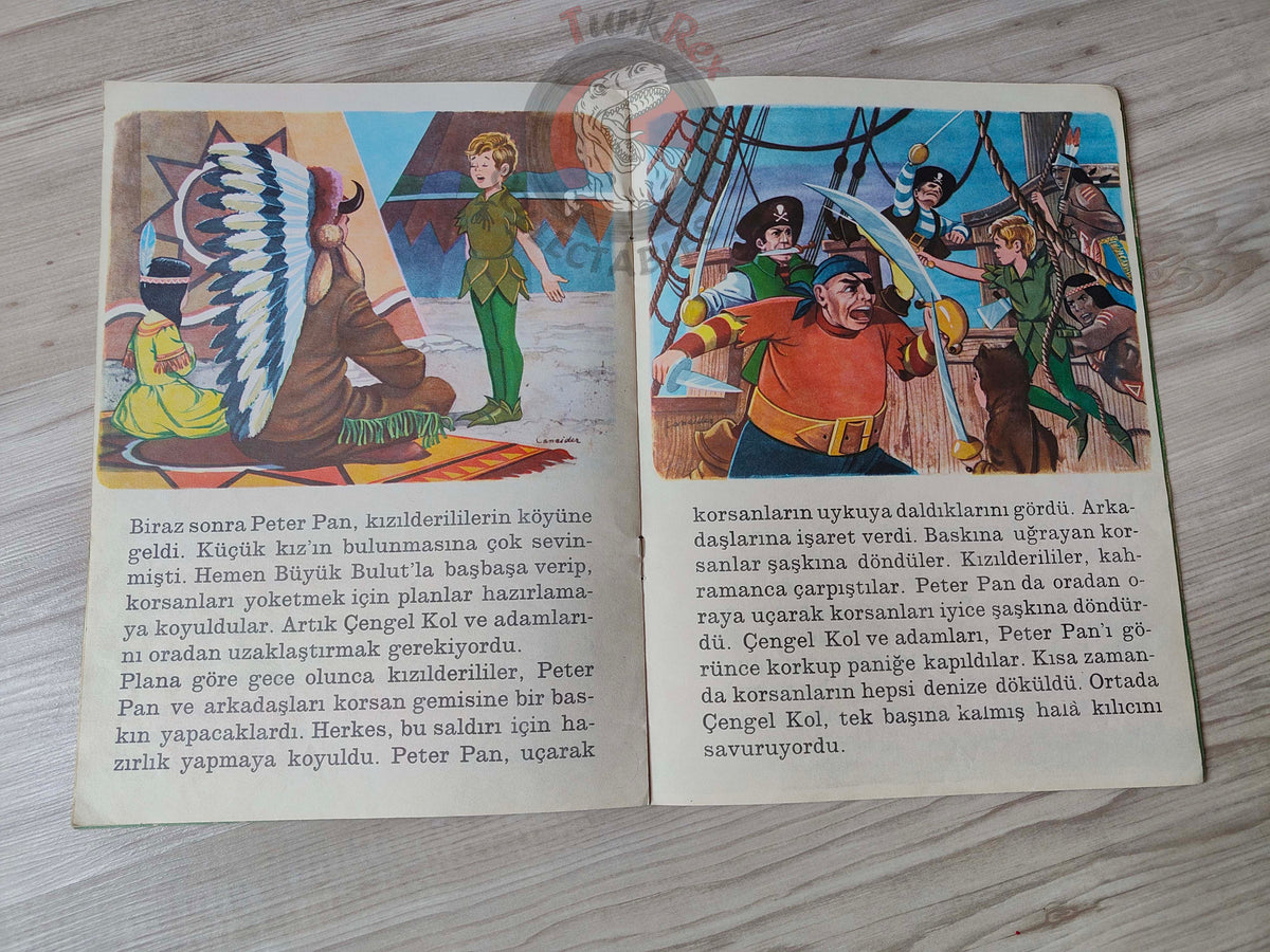 J. M. Barrie – Peter Pan 1979 Turkish Book Turkey Illustrated Giuseppe Malipiero