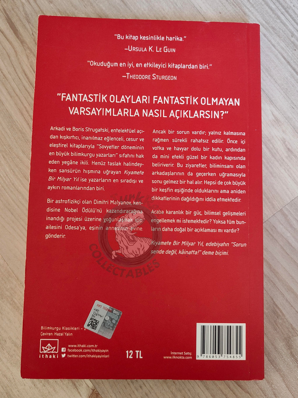 Arkadi and Boris Strugatski – Za Milliard Let do Kontsa Sveta 2016 Turkish Book Turkey