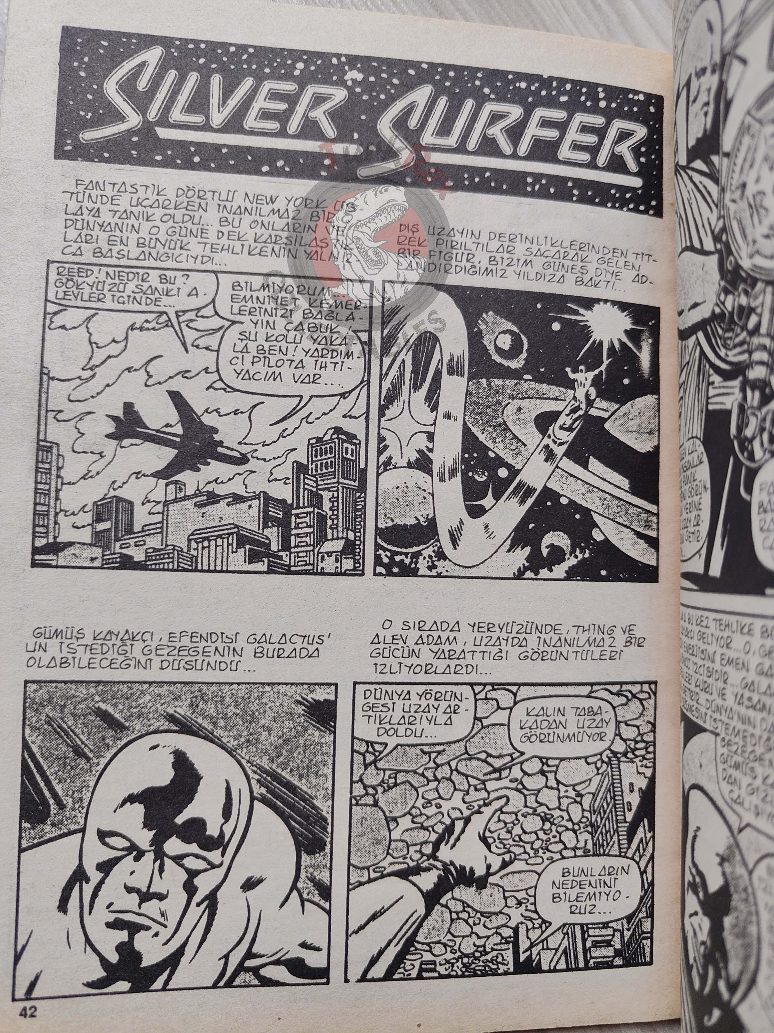 Silver Surfer #9 1988 Turkish Comic Turkey #17 #18 Fantasy Masterpieces #13 Fantastic Four #48