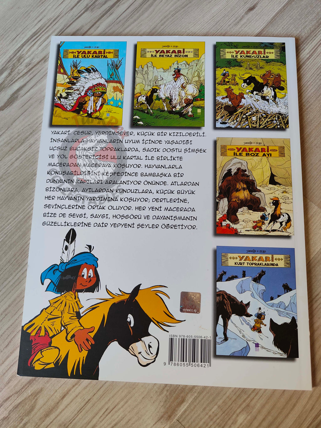Yakari #5 L'attaque des loups Turkish Comic Turkey Derib + Job