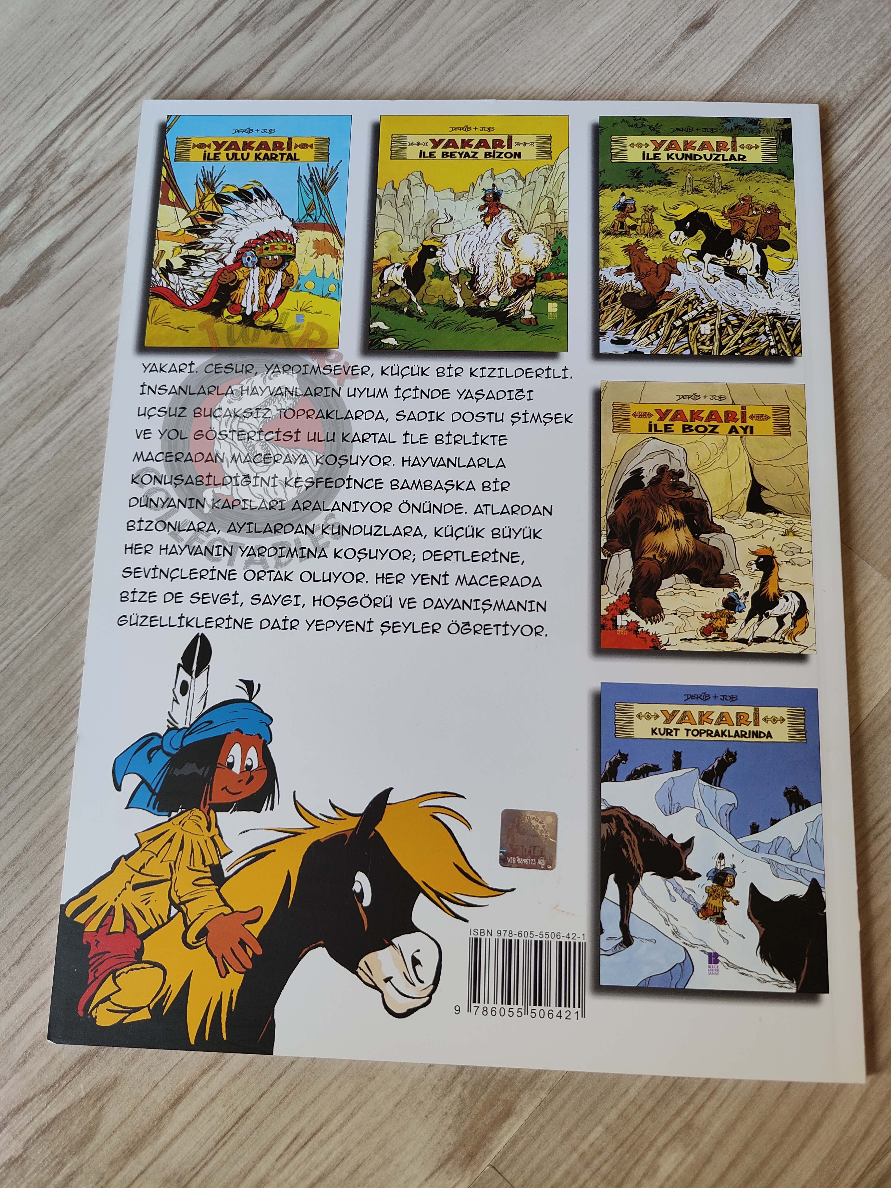 Yakari #5 L'attaque des loups Turkish Comic Turkey Derib + Job