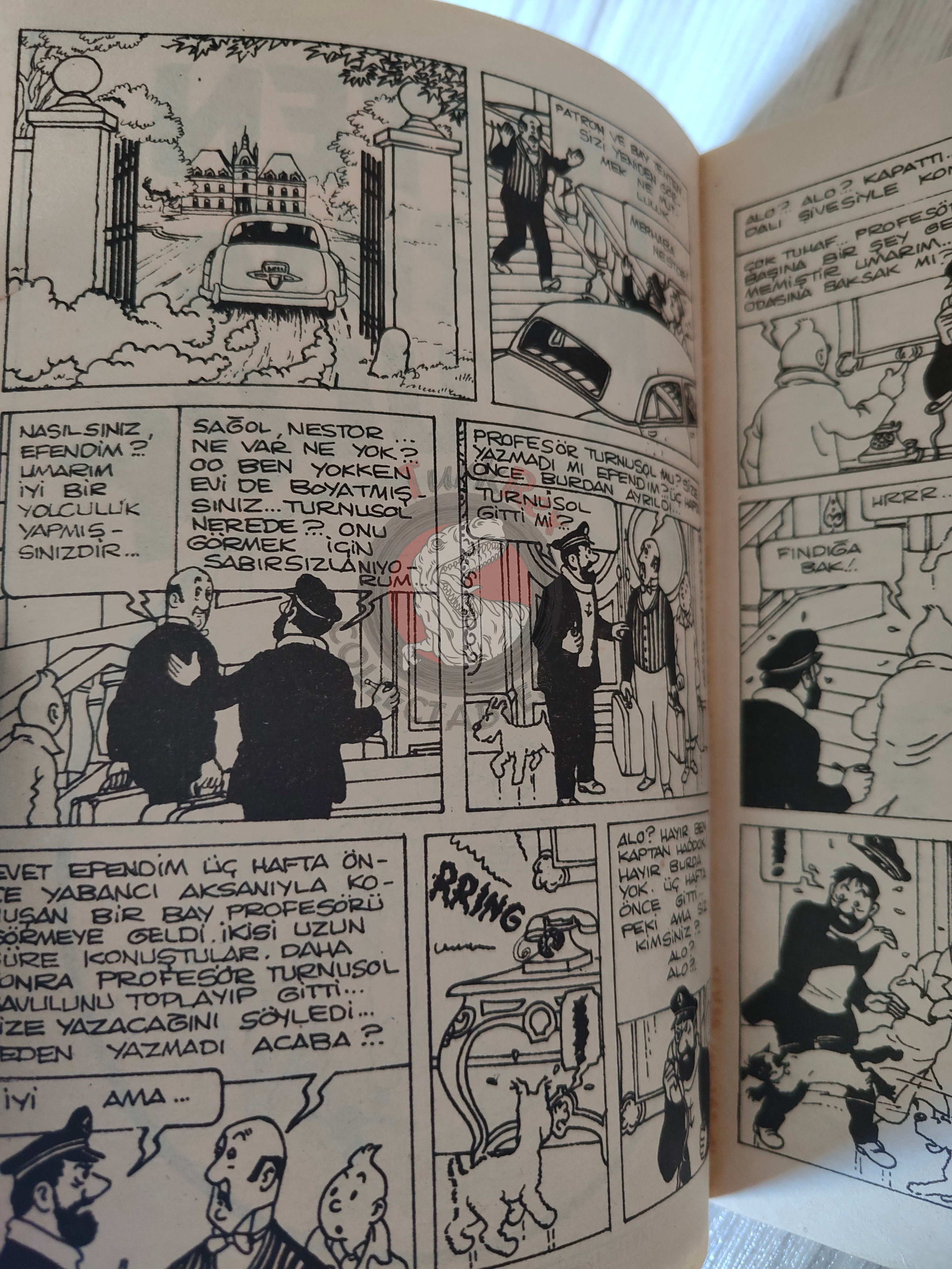 Tintin – Destination Moon mid 1980s Turkish Edition Comic Turkey 2