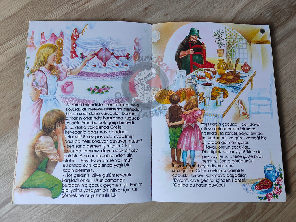 Grimm Brothers –  Hansel and Gretel 2001 Turkish Book Turkey Illustrated