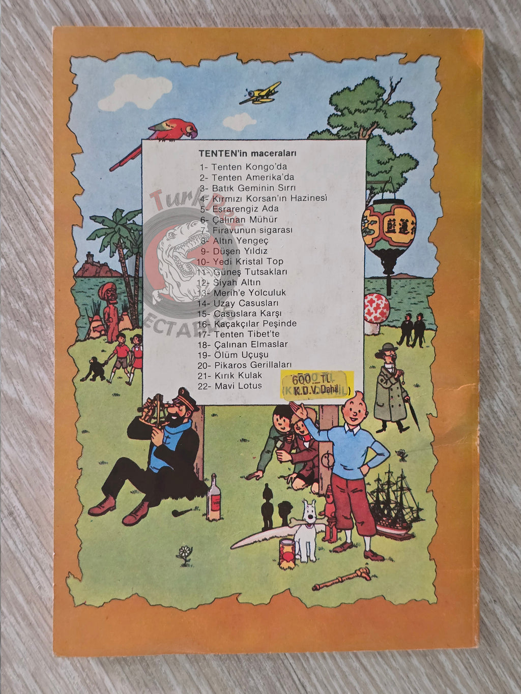 Tintin – Tintin In Tibet mid 1980s Turkish Edition Comic Turkey
