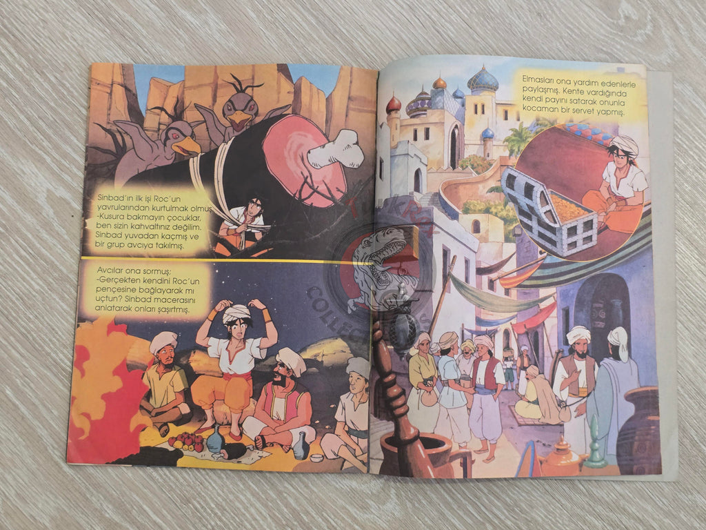 Sinbad the Sailor 2005 Turkish Book Turkey 1001 Nights Illustrated