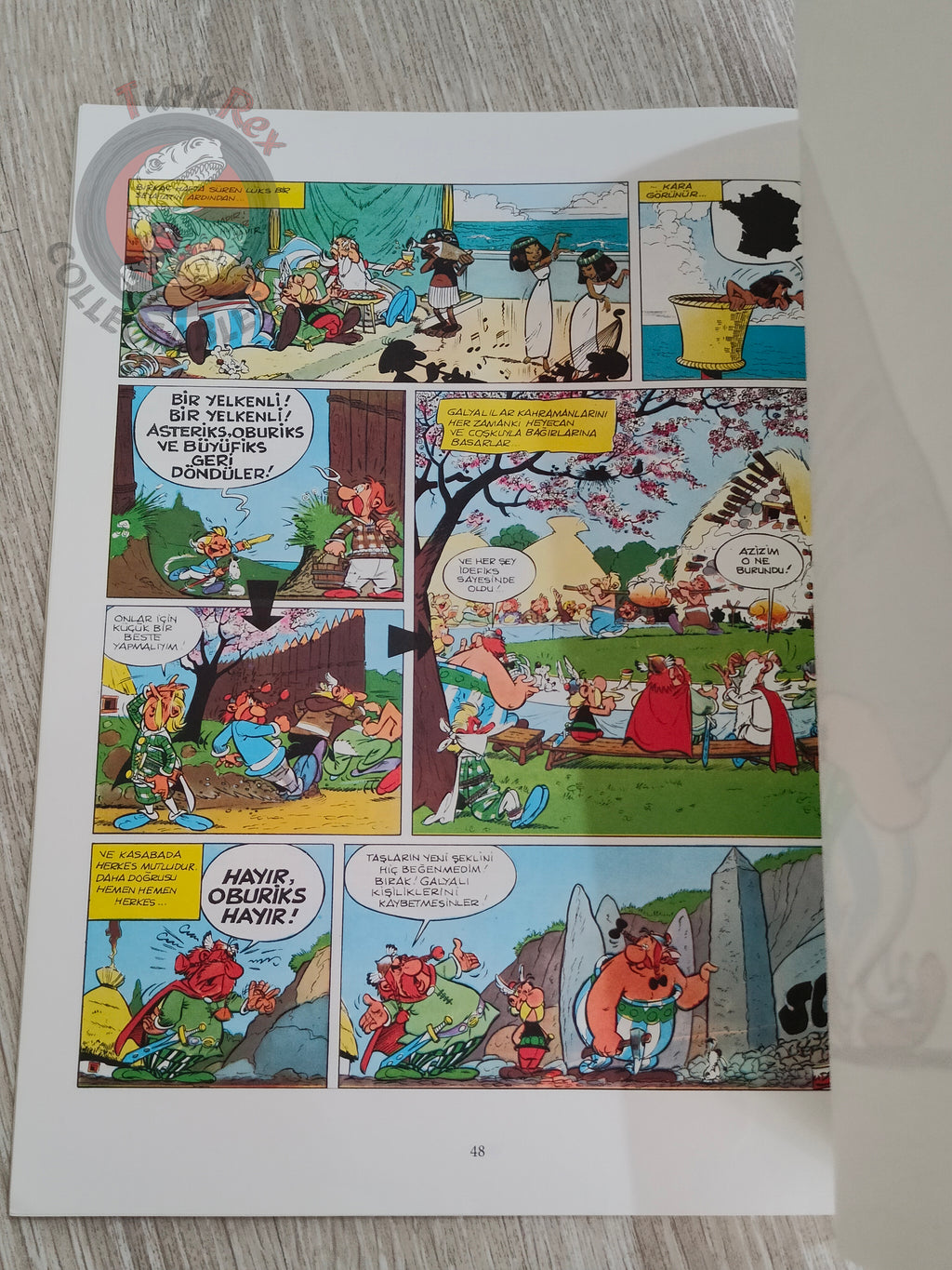 Asterix – Asterix and Cleopatra 1996 Turkish Edition Comic Turkey