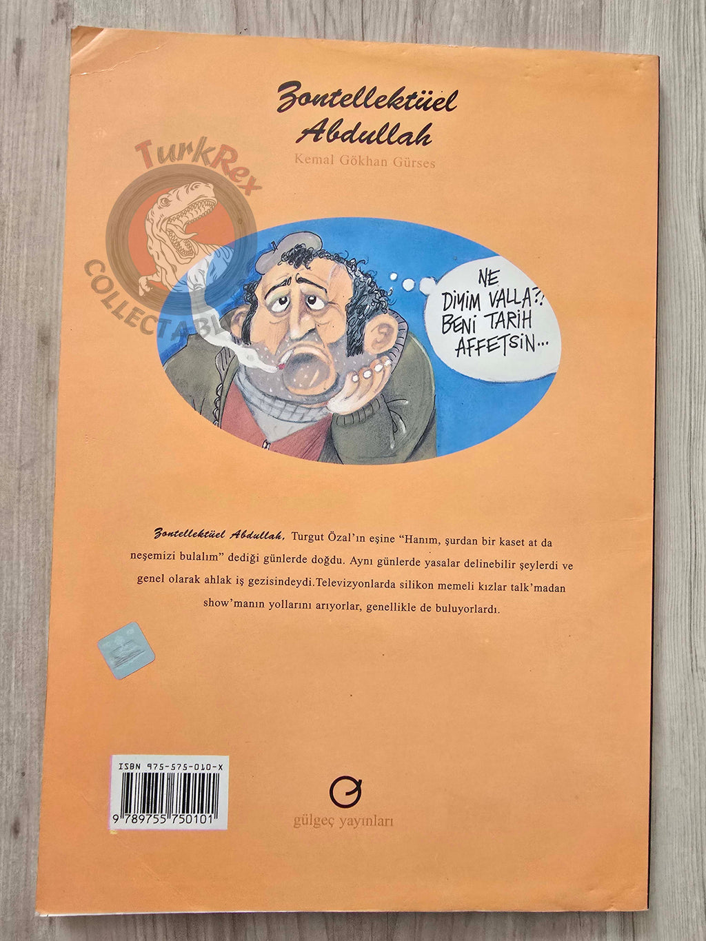 Zontellektüel Abdullah 1996 Kemal Gökhan Gürses Turkish Comic Turkey Cartoon