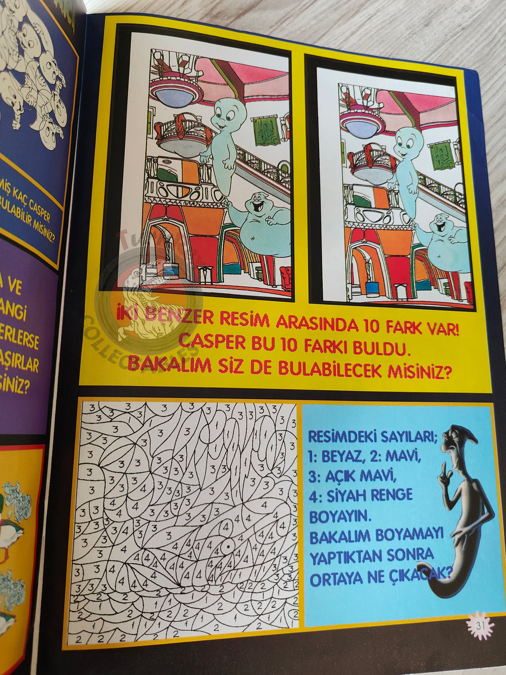 Casper the Friendly Ghost Magazine – Issue #16 1996 Turkish Comic Turkey Wendy