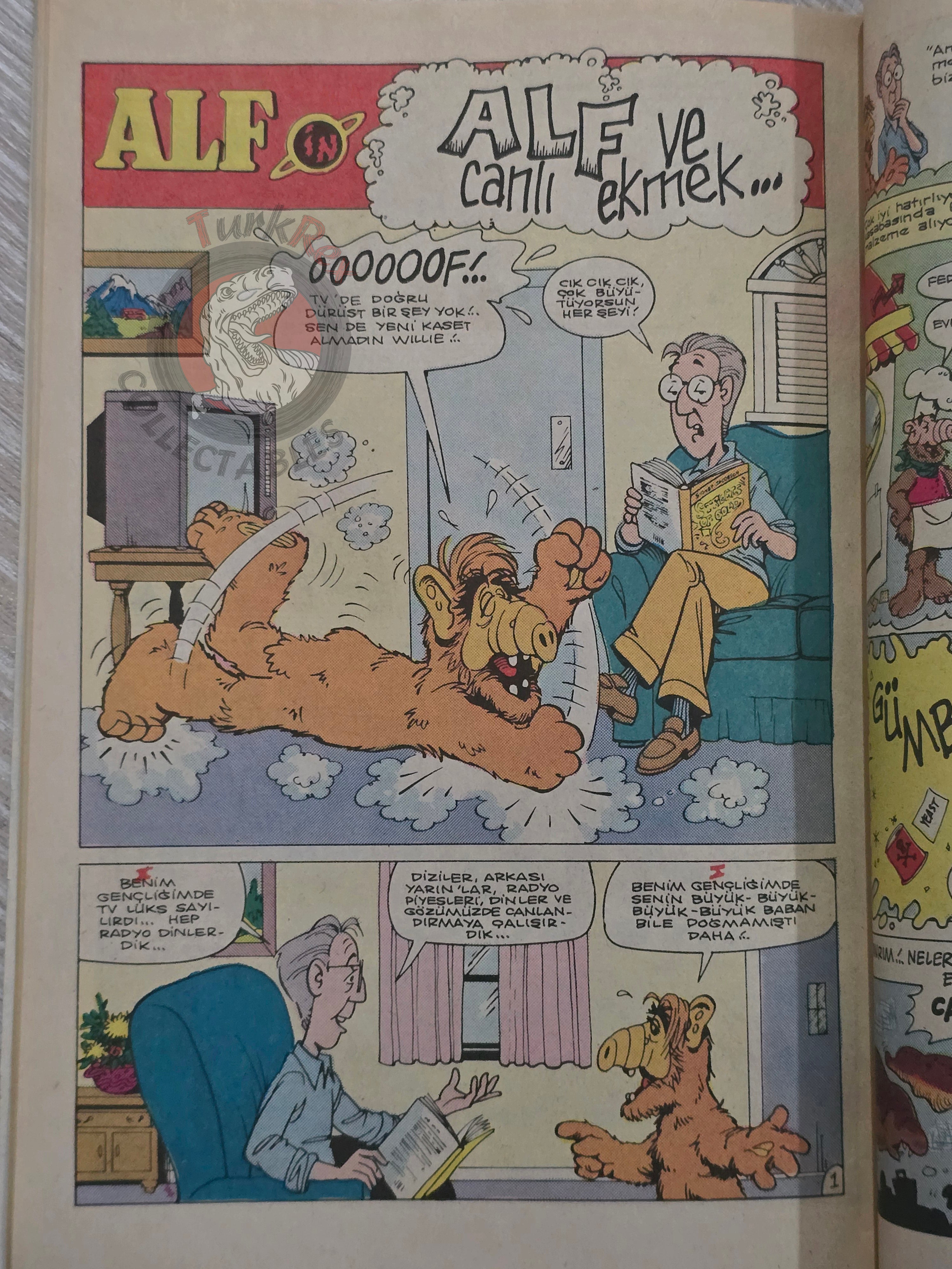 ALF #10 90s Turkish Comic Turkey Marvel Cover #19