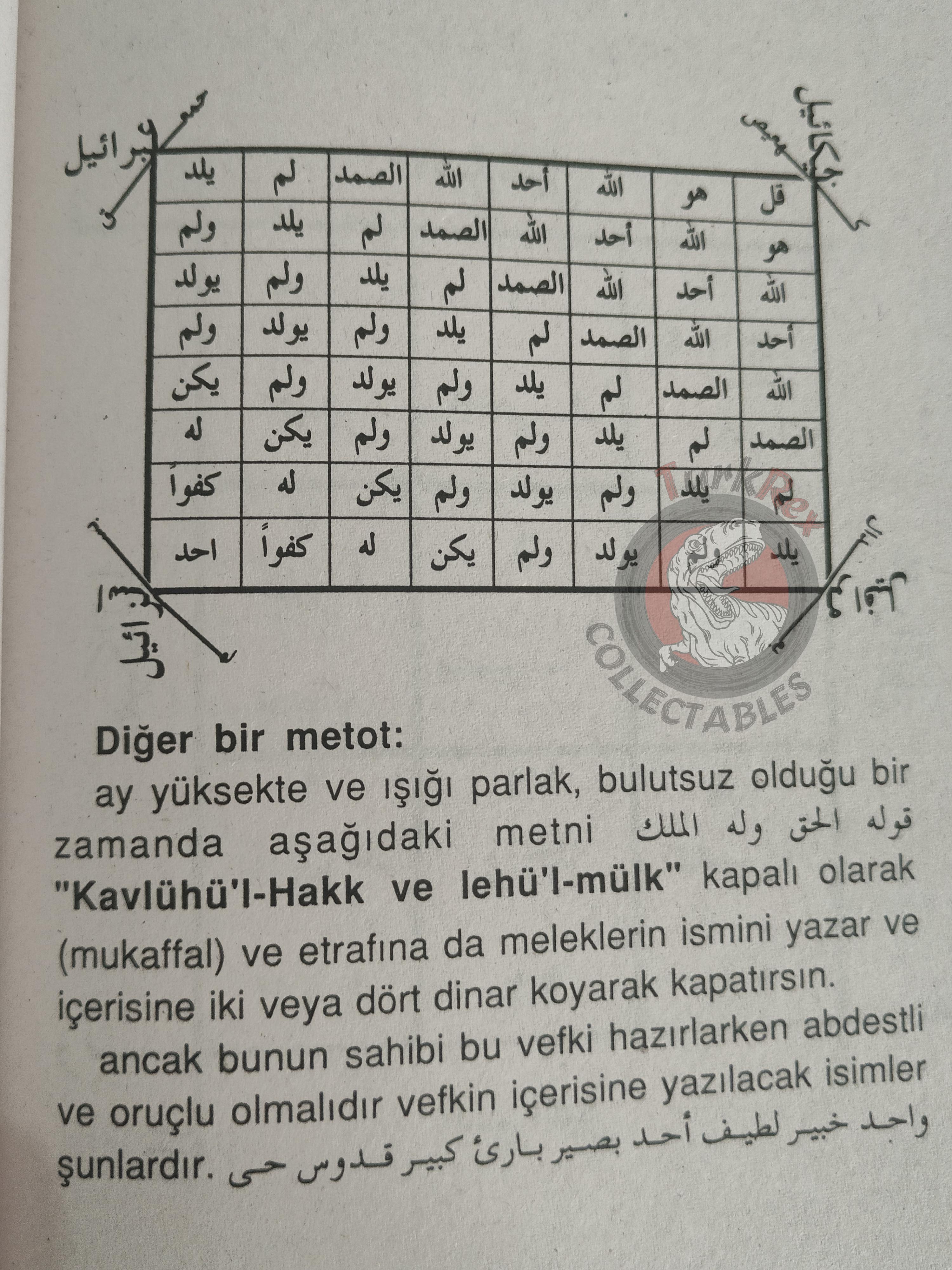 Imam al-Ghazali – Al-Awafaq Islamic Occult Havass Vefq Spells Charm Book Islam Talisman