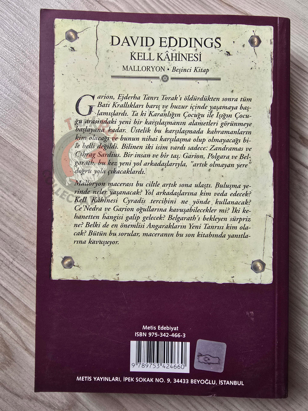 David Eddings – The Malloreon 5: The Seeress of Kell 2004 1st Turkish Book Turkey
