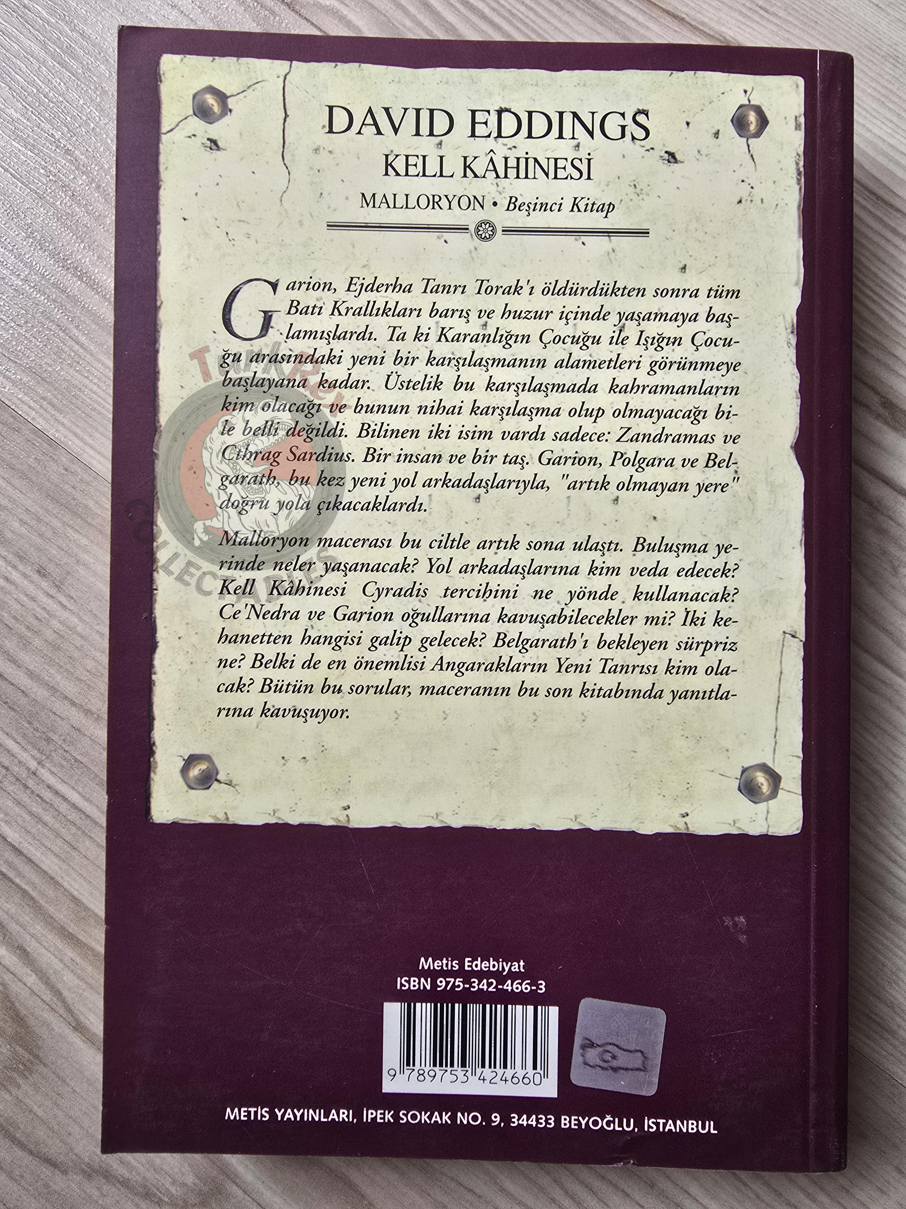 David Eddings – The Malloreon 5: The Seeress of Kell 2004 1st Turkish Book Turkey