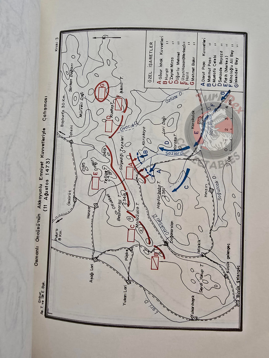 The Battle of Otlukbeli 1473 1980 Turkish Book Military Ottoman Empire Maps Sultan Mehmed II