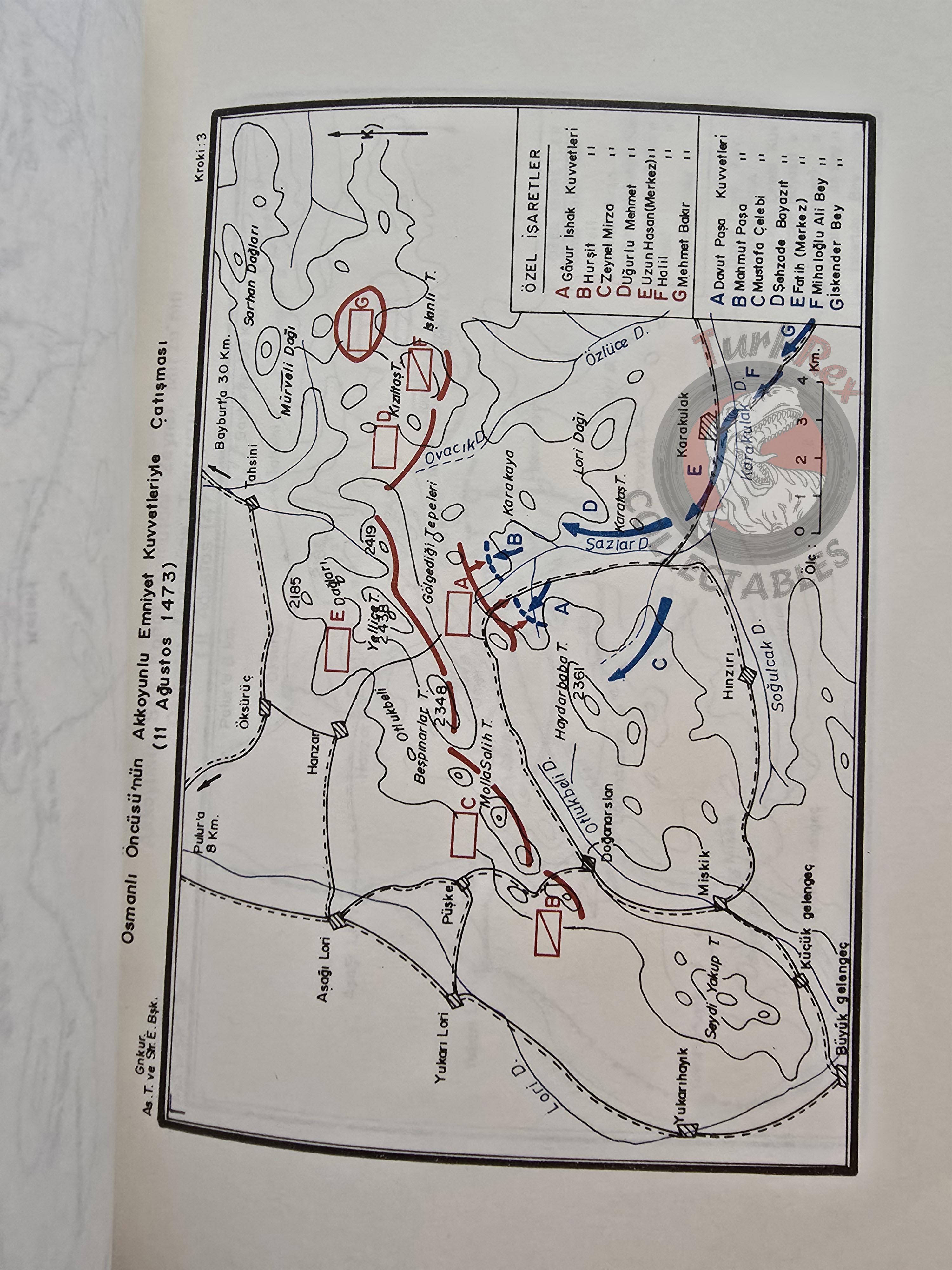 The Battle of Otlukbeli 1473 1980 Turkish Book Military Ottoman Empire Maps Sultan Mehmed II