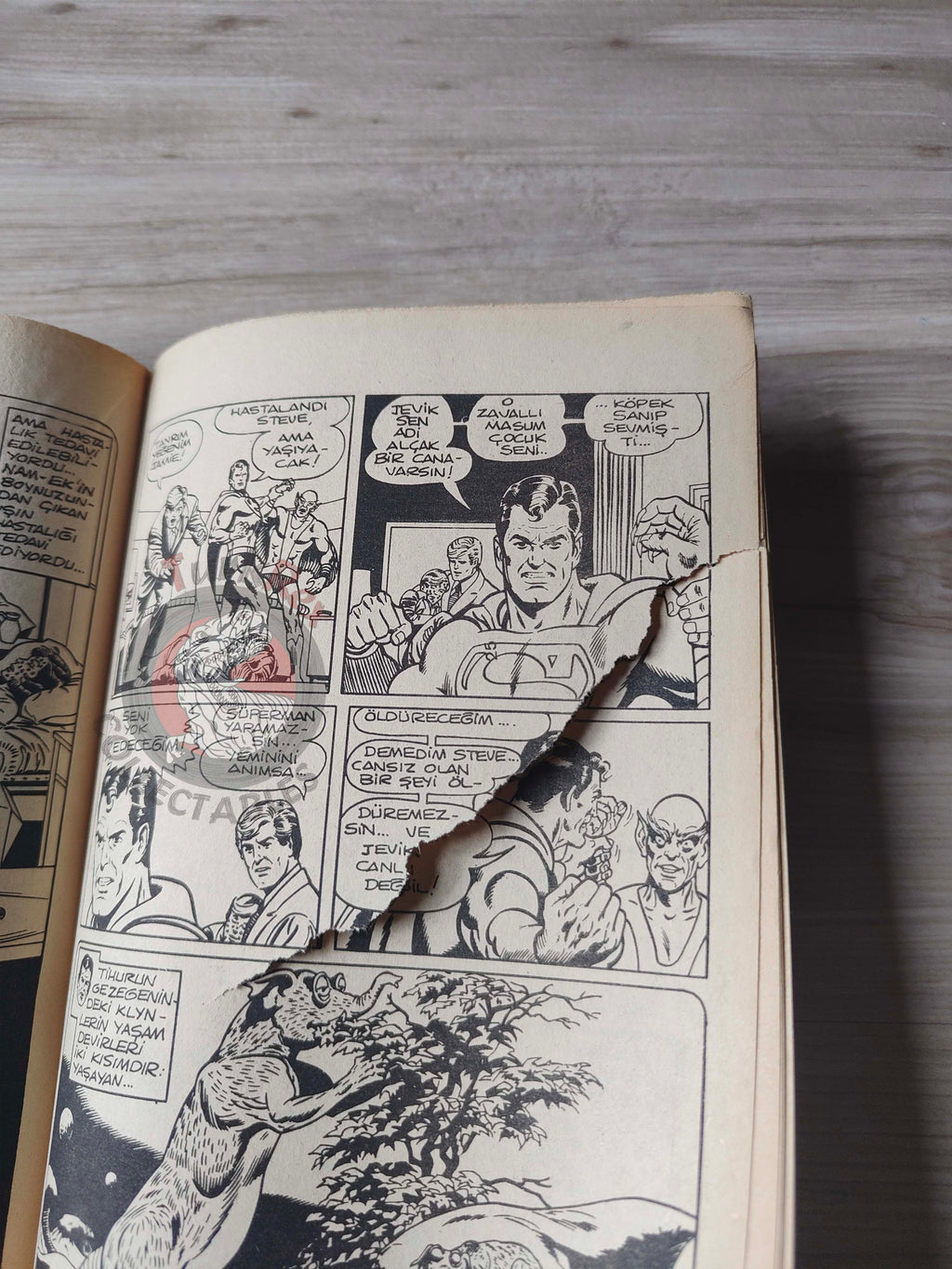 Superman #45 1980 Turkish Comic Turkey #313 #314
