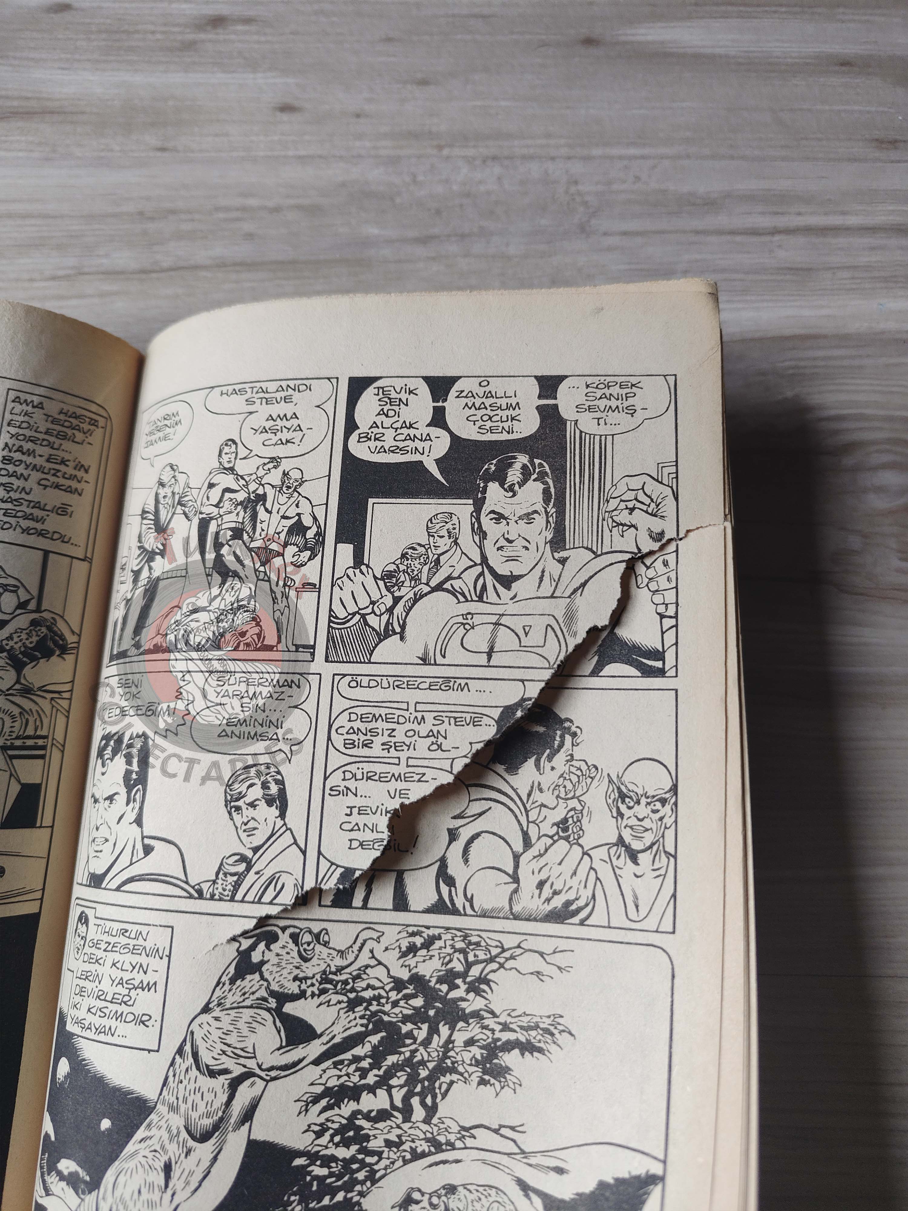 Superman #45 1980 Turkish Comic Turkey #313 #314
