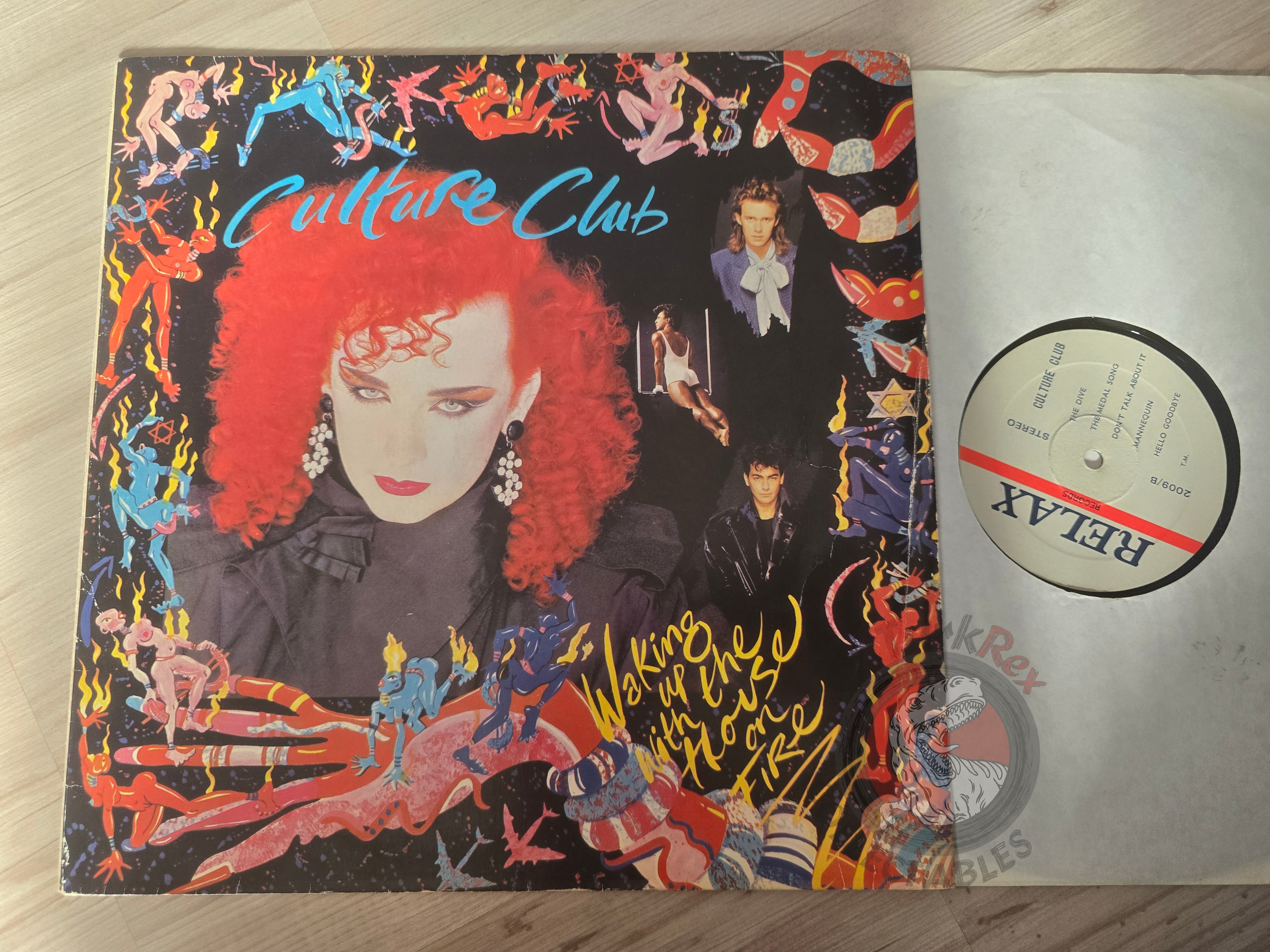 Culture Club – Waking Up With The House On Fire Turkish Pressing Vinyl Turkey Edition