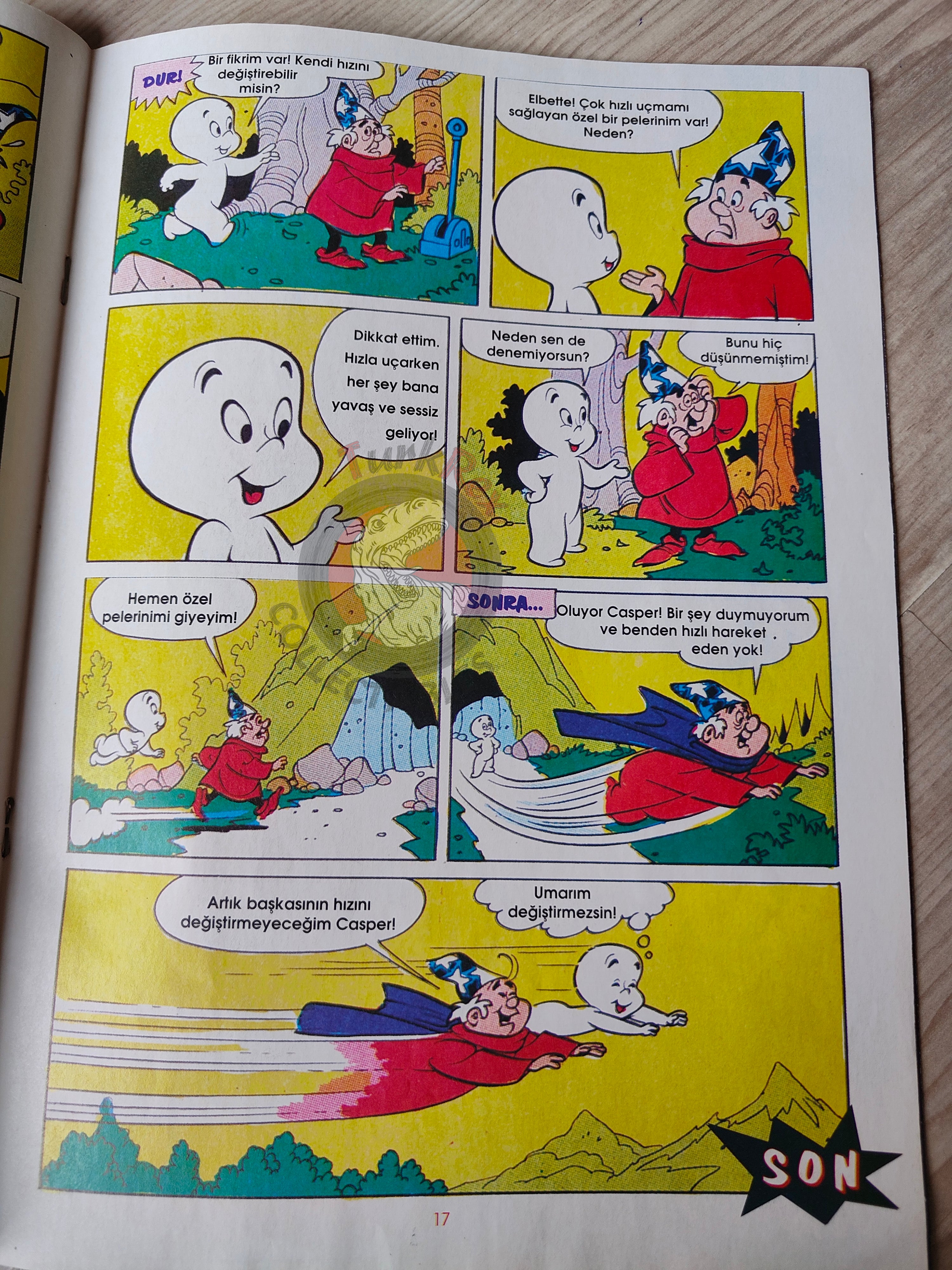 Casper the Friendly Ghost Magazine – Issue #21 1997 Turkish Comic Turkey
