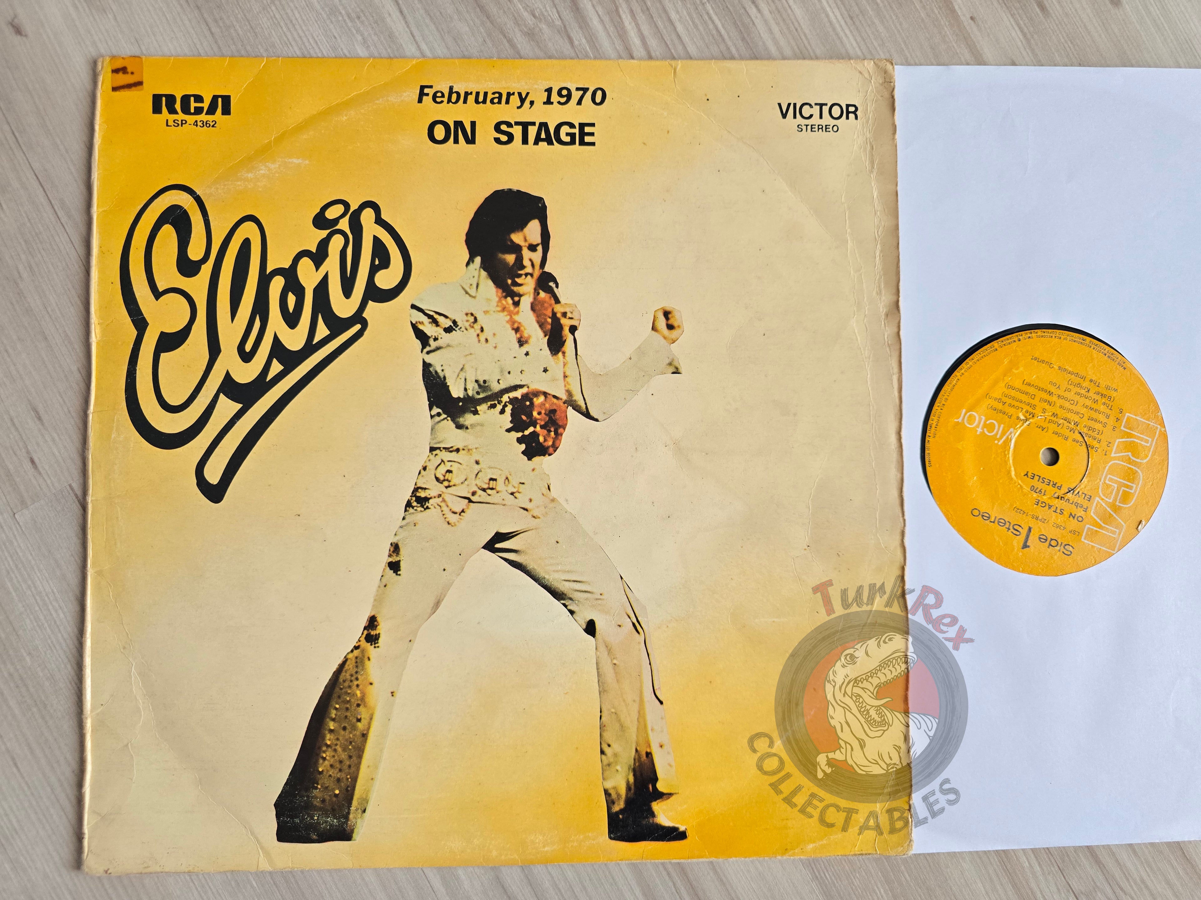 Elvis Presley – On Stage February 1970 Turkish Pressing Vinyl Turkey Edition 2