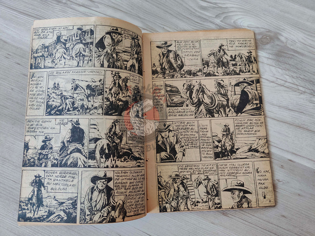 1001 Roman 1942 The Heroic Cavalryman Turkish Comic Mag Turkey