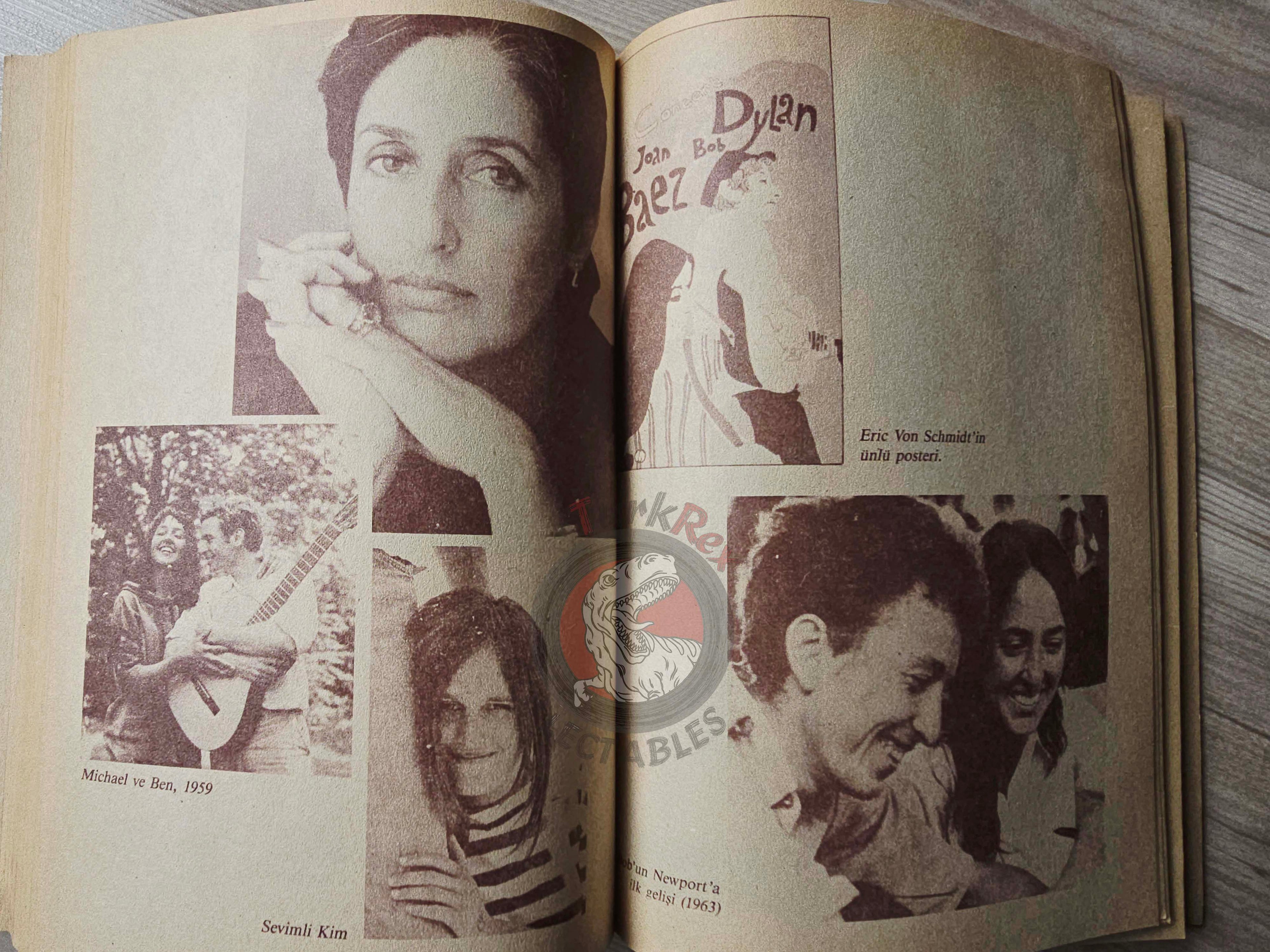 Joan Baez – A Voice to Sing With 1989 1st  Turkish Book Turkey