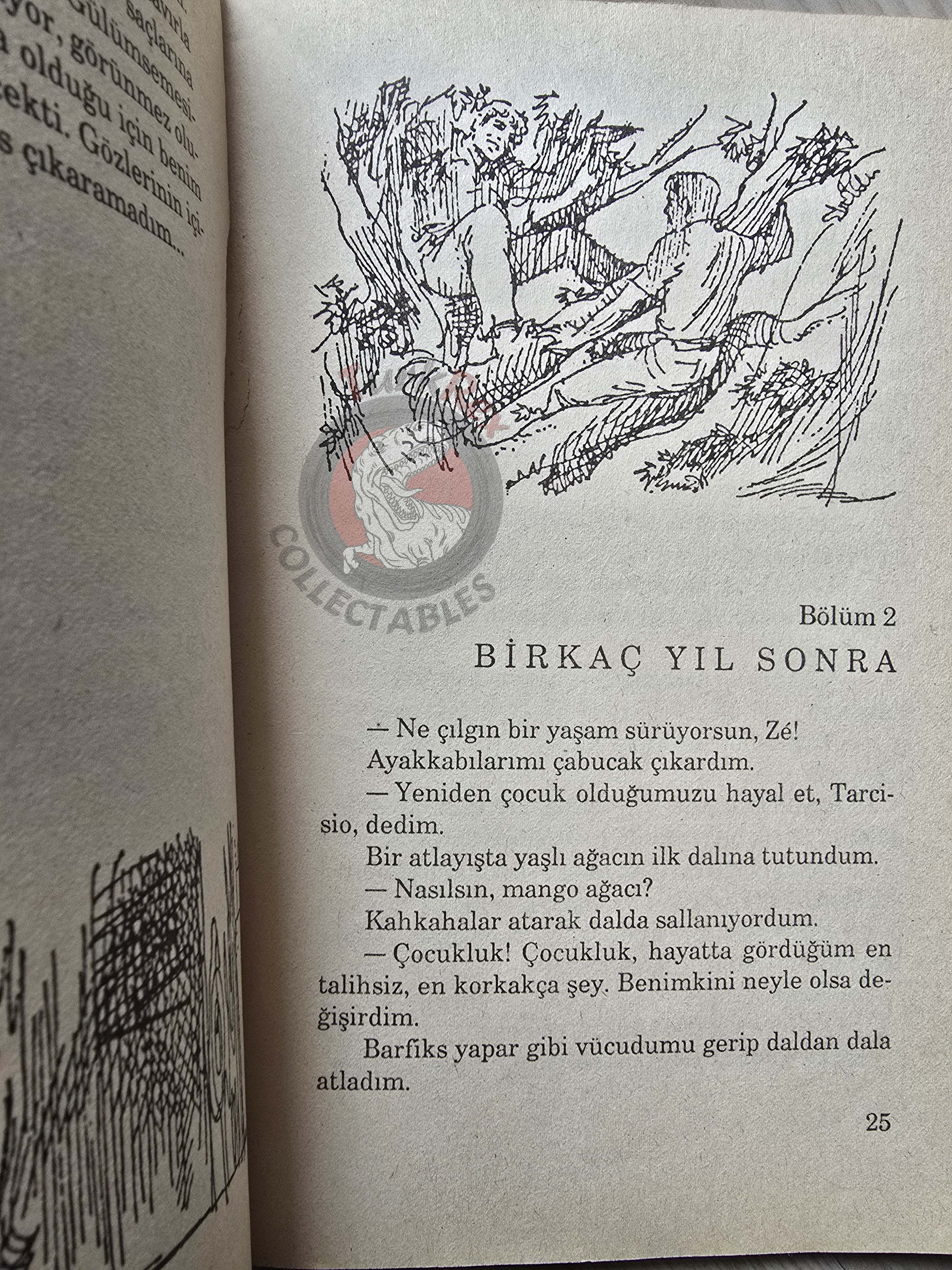 José Mauro de Vasconcelos – Doidão 1994 Illustrated Turkish Book Turkey