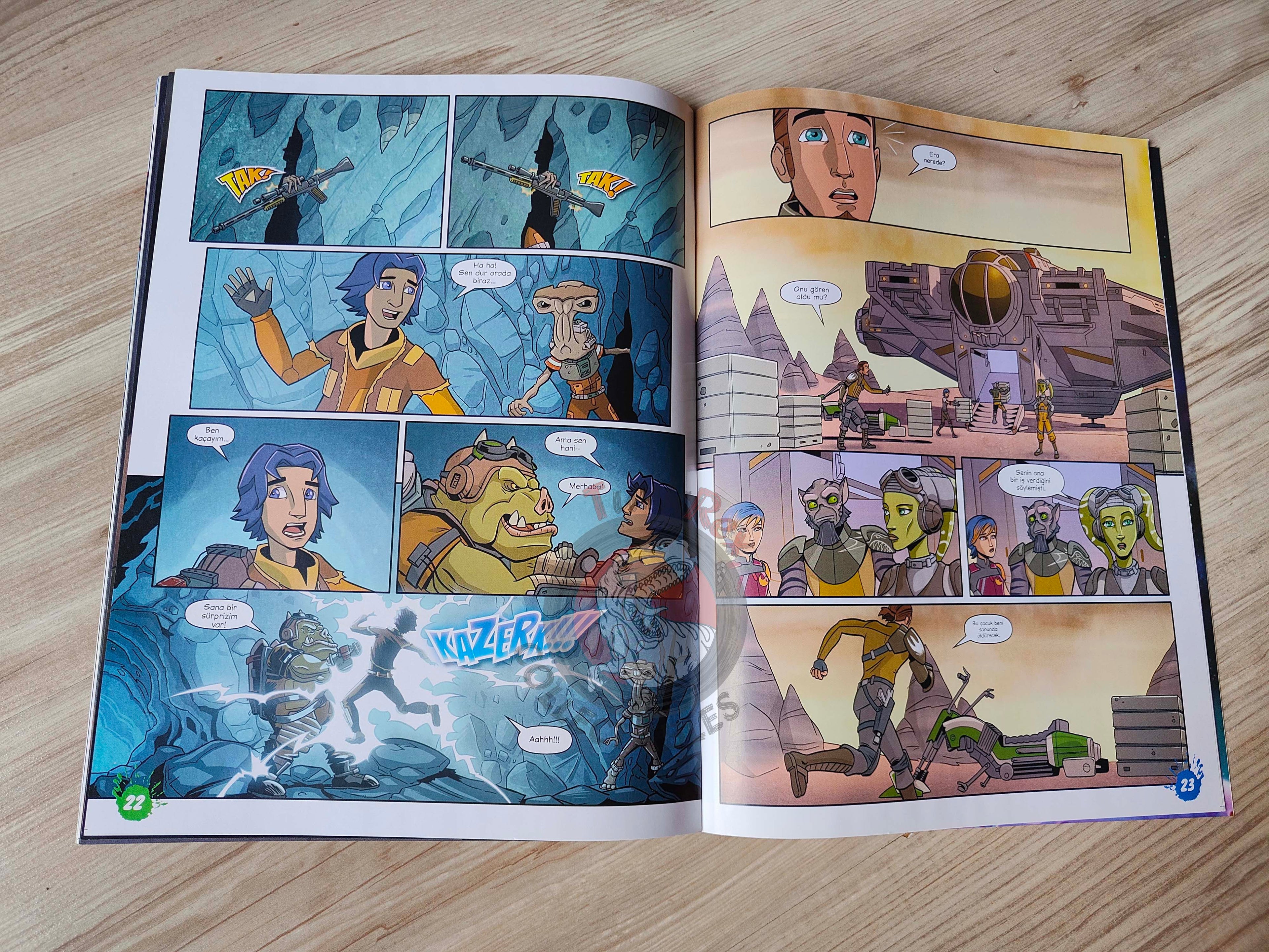 Star Wars Rebels Magazine #13 2015 Turkish Comic Mag Turkey with mask