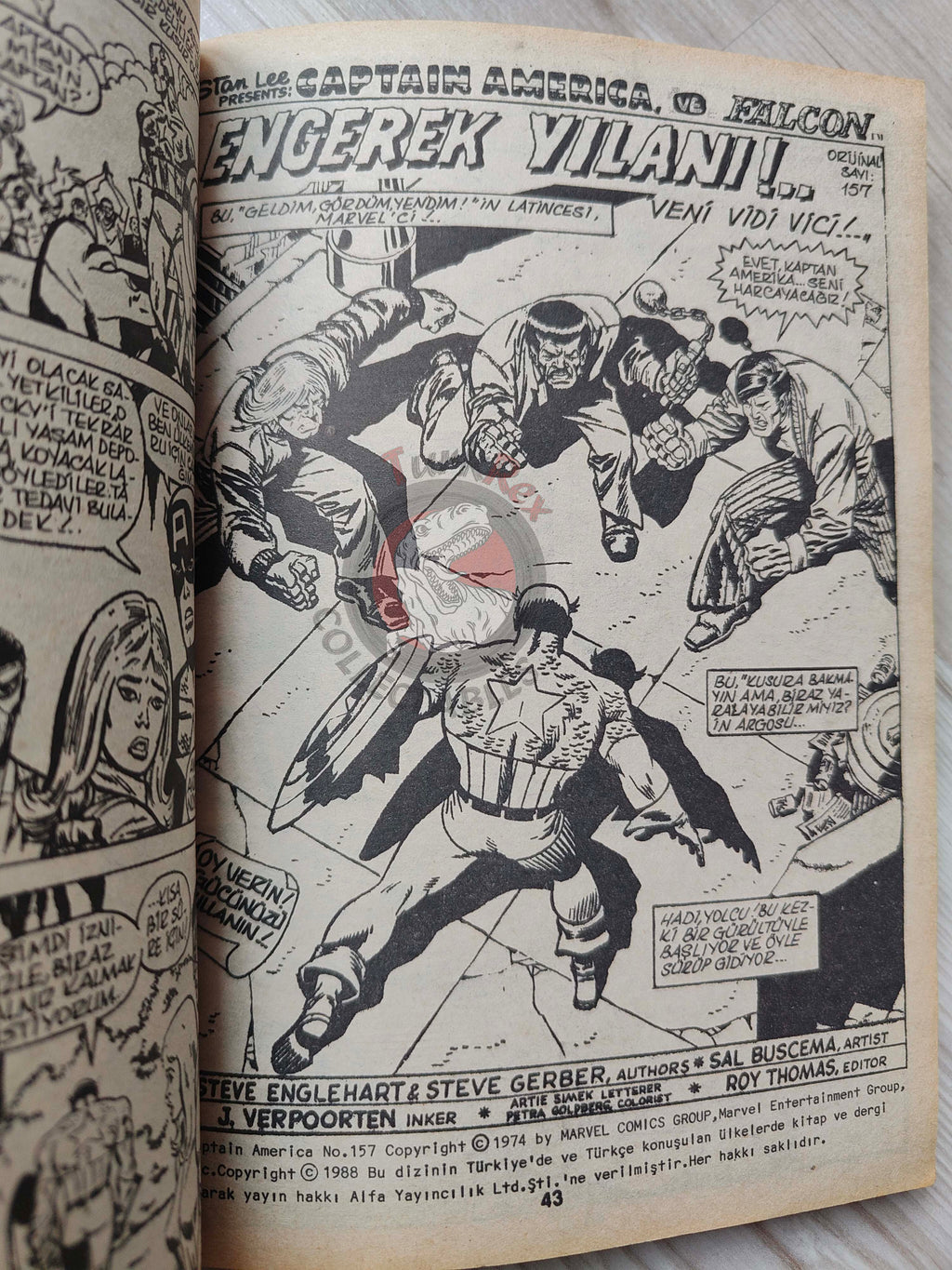 Captain America – Volume 1 1989 Turkish Comic Turkey