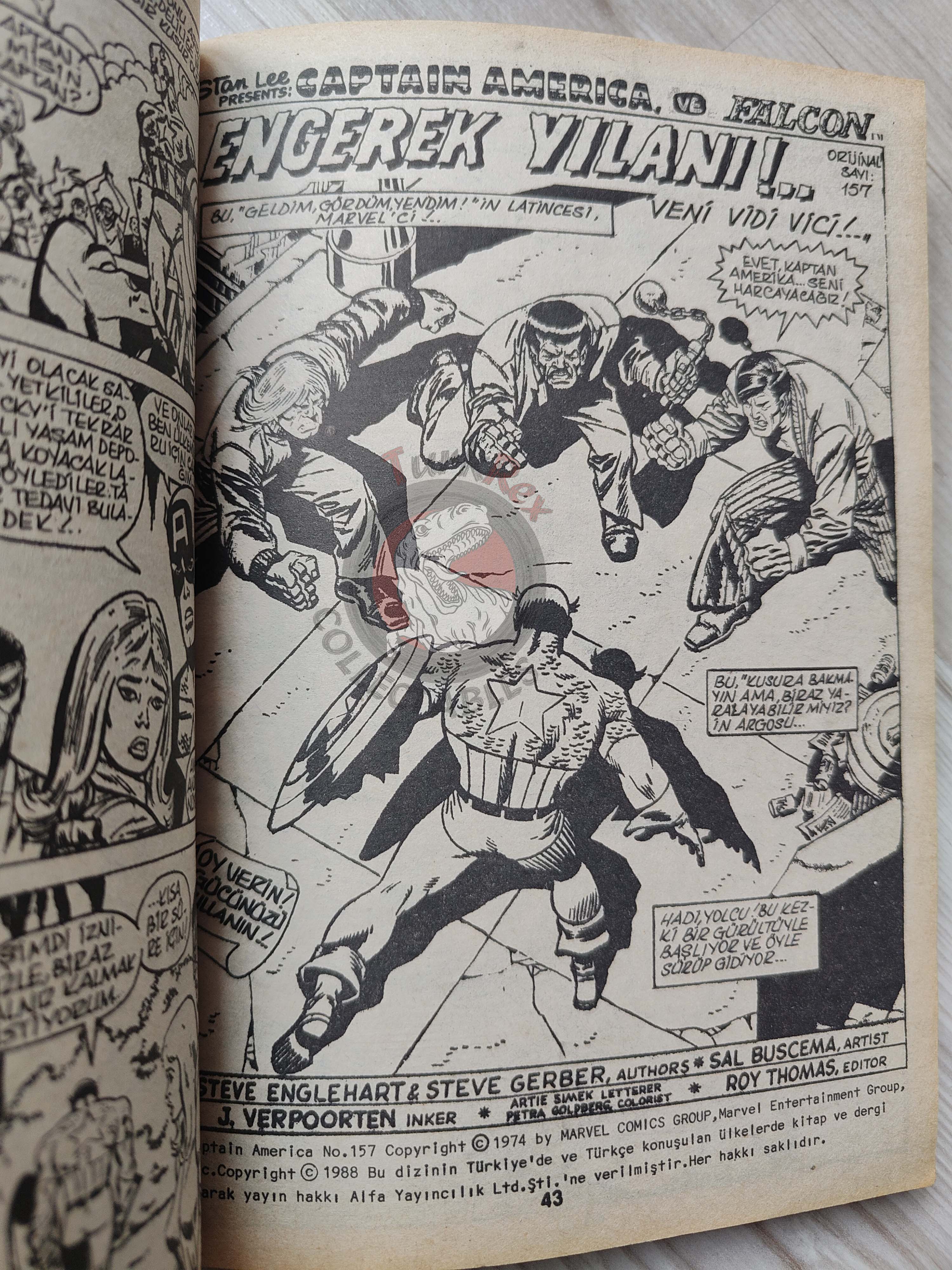 Captain America – Volume 1 1989 Turkish Comic Turkey