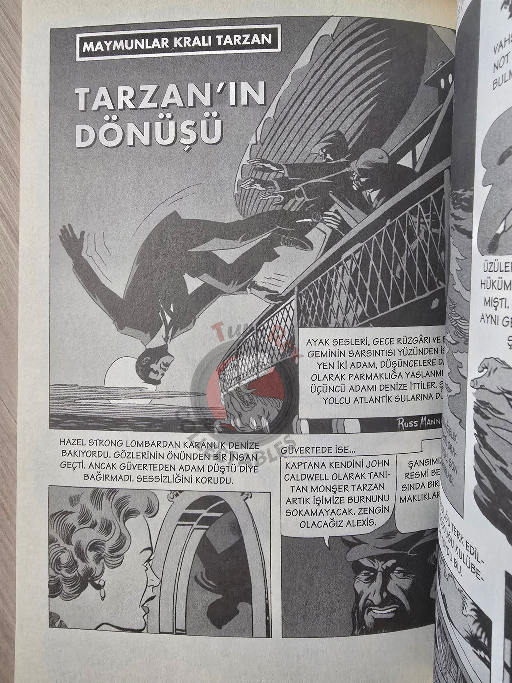 The Tarzan Comics Library #1 - Tarzan of the Apes Turkish Comic Turkey Russ Manning