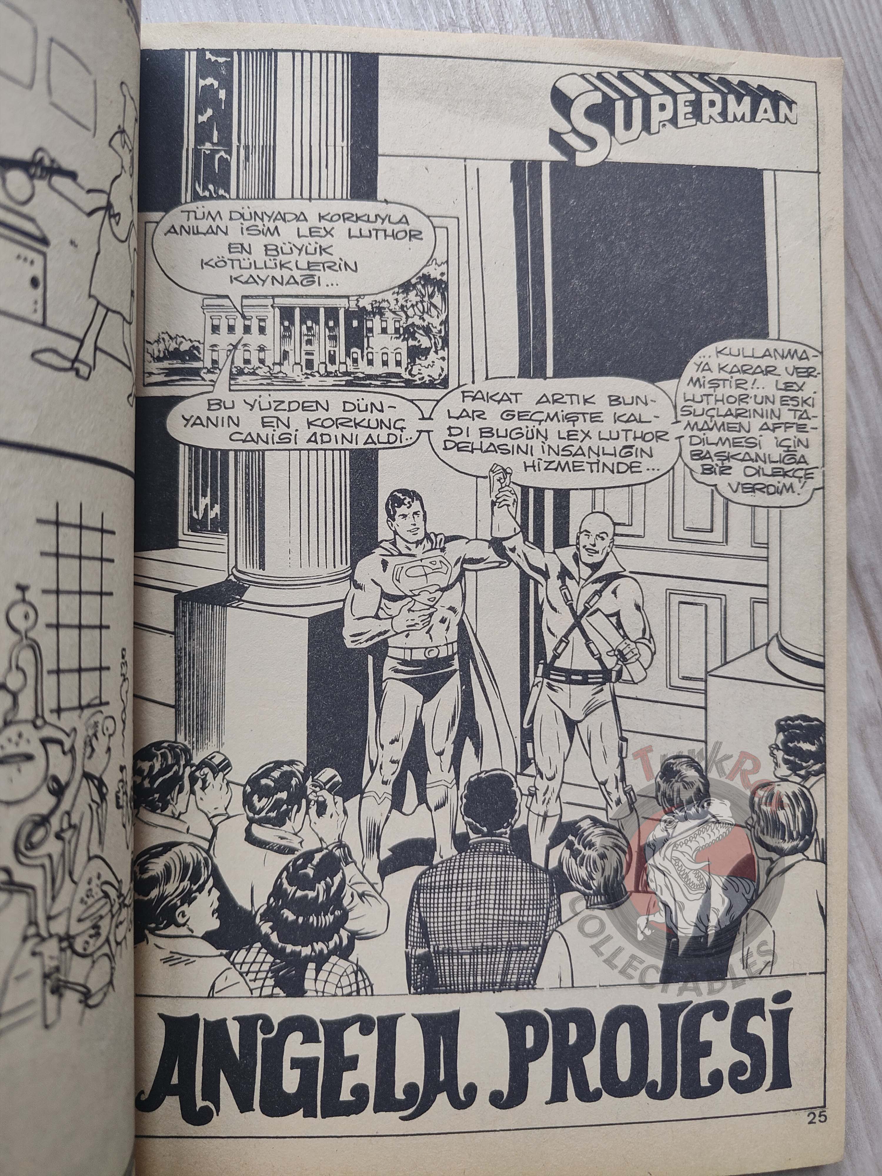 Superman Vol #18 1980s Turkish Comic Turkey #350 #351 #285 Action Comics #510 #512