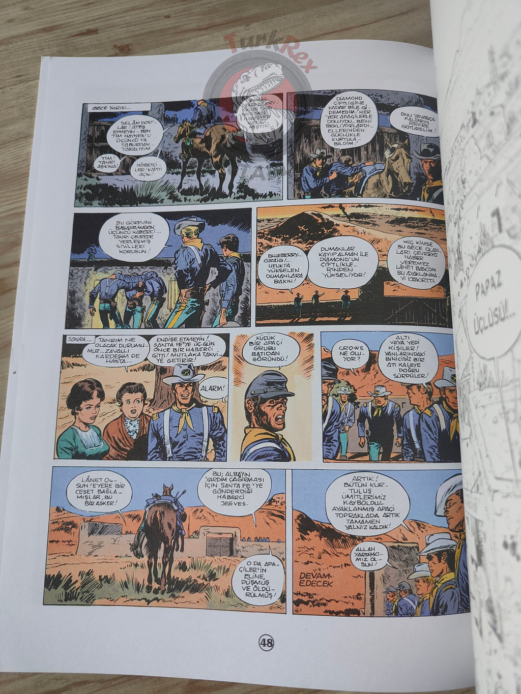 Blueberry #1 – Fort Navajo 2003 1st Edition Turkish Comic Turkey