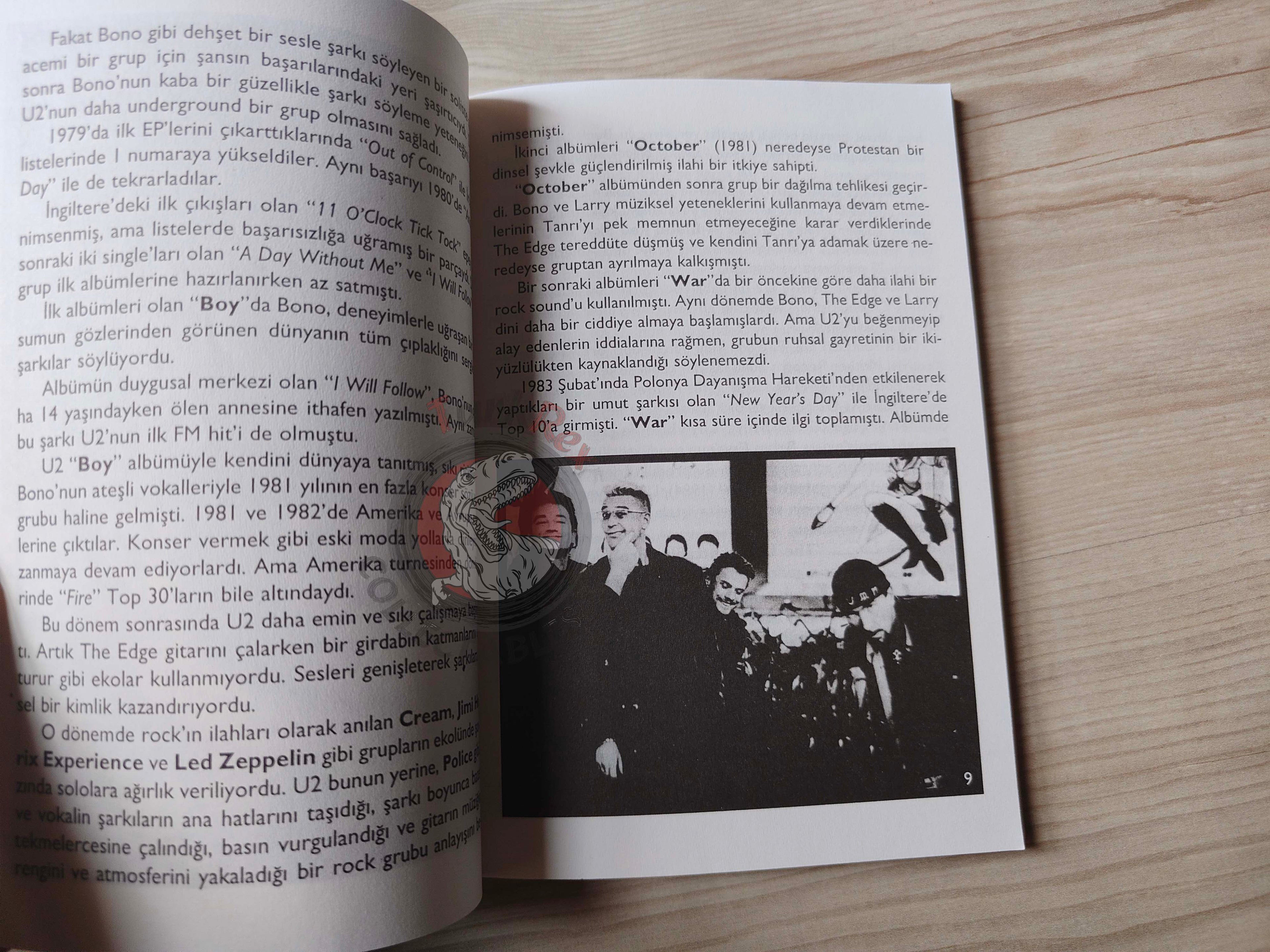U2 Biography Book 1997 1st by Turkish Writer Book Turkey
