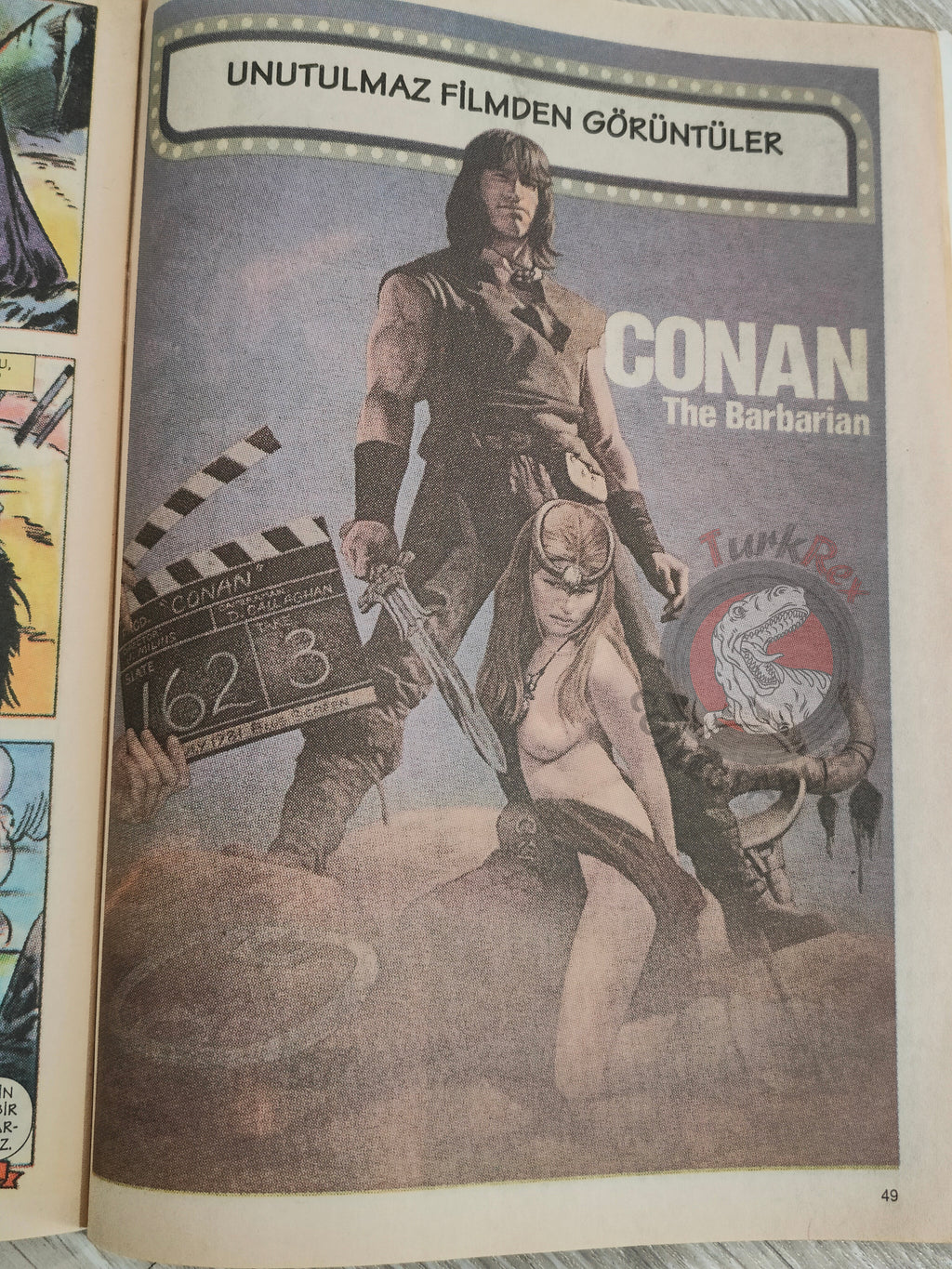 Conan #1 Marvel Super Special Magazine Issue Turkish Comic Turkey