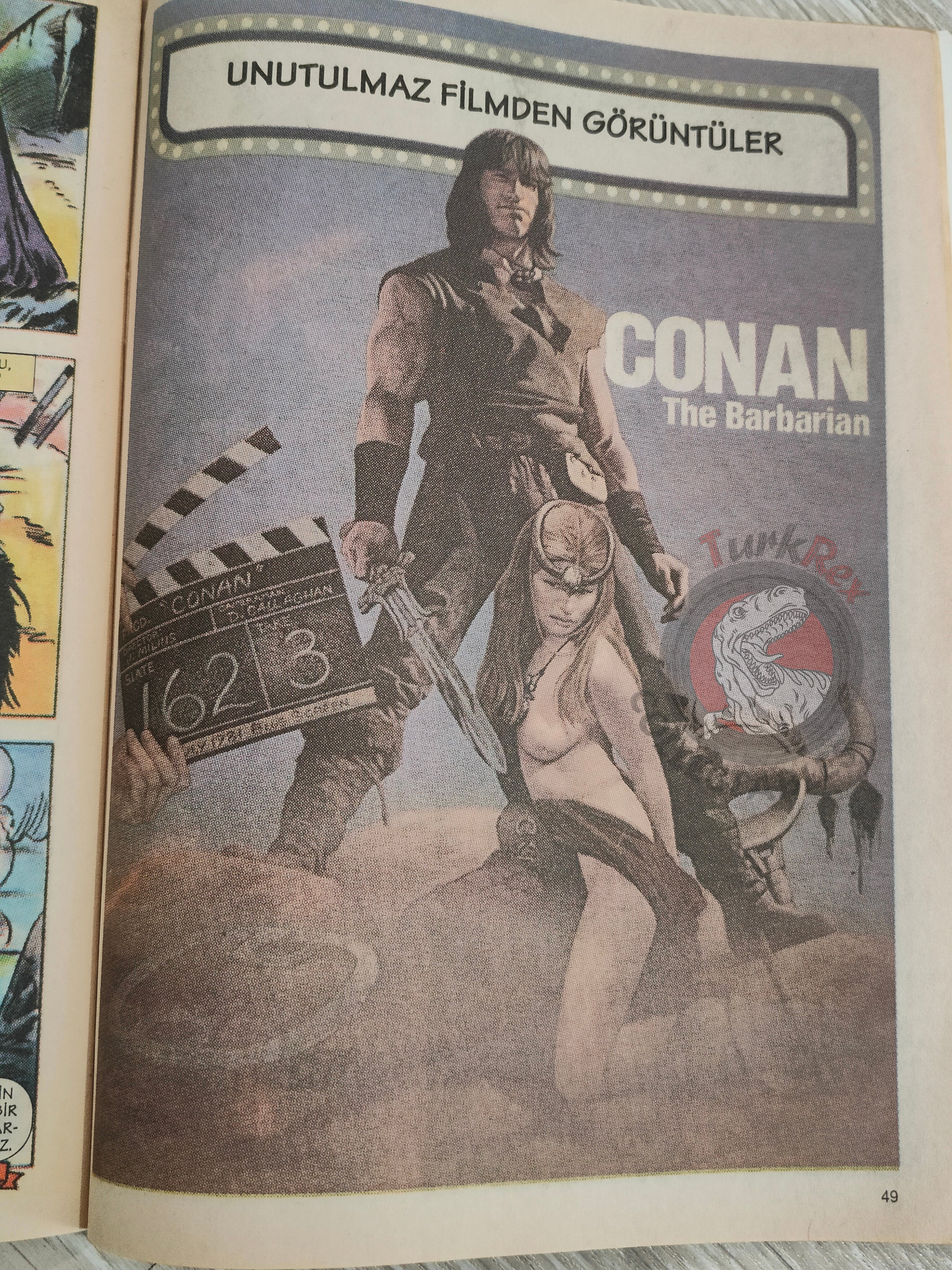 Conan #1 Marvel Super Special Magazine Issue Turkish Comic Turkey