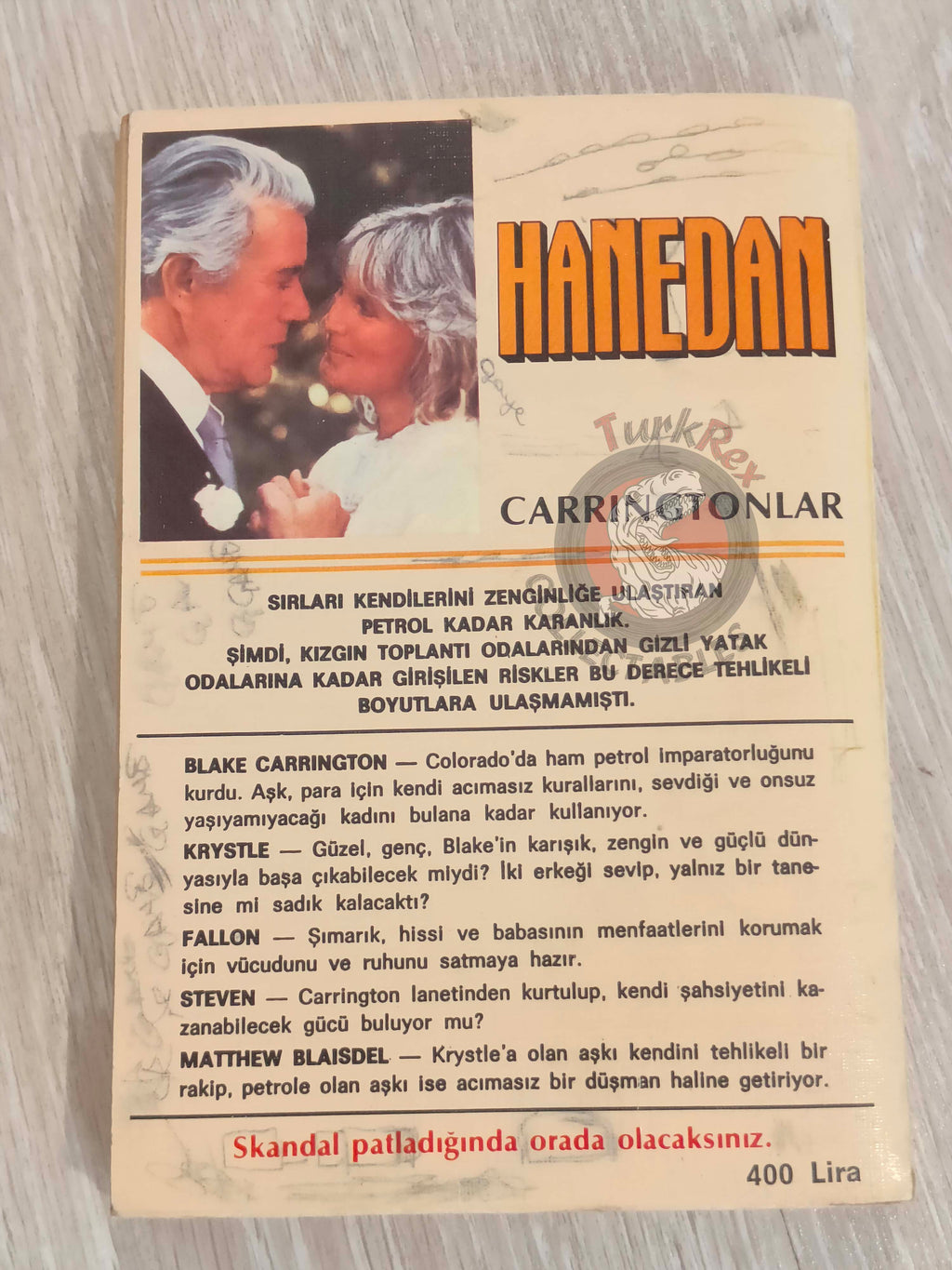 Eileen Lottman – Dynasty 1984 1st Turkish Book Turkey Tv Series