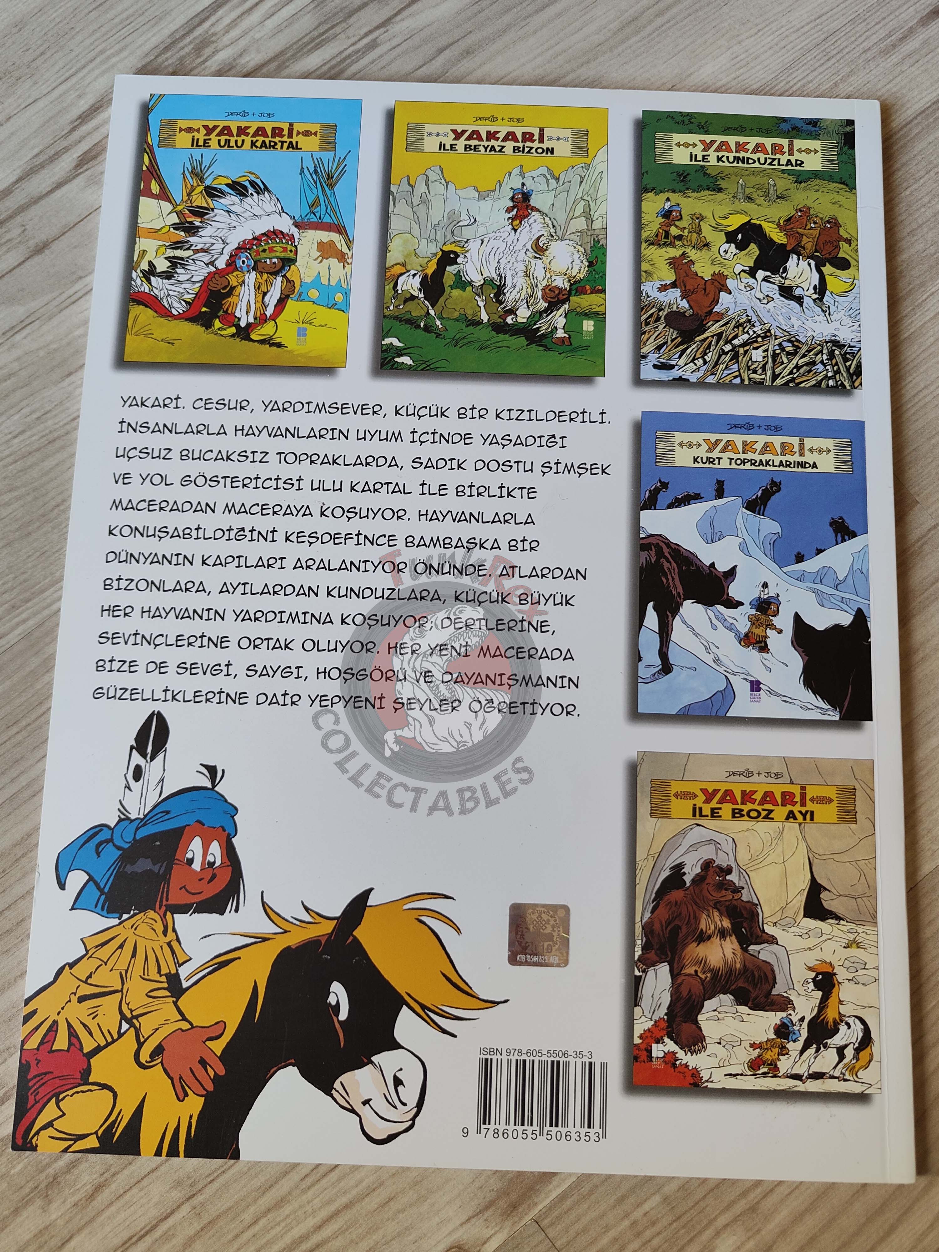 Yakari #2 Et Le Bison Blanc Turkish Comic Turkey Derib + Job
