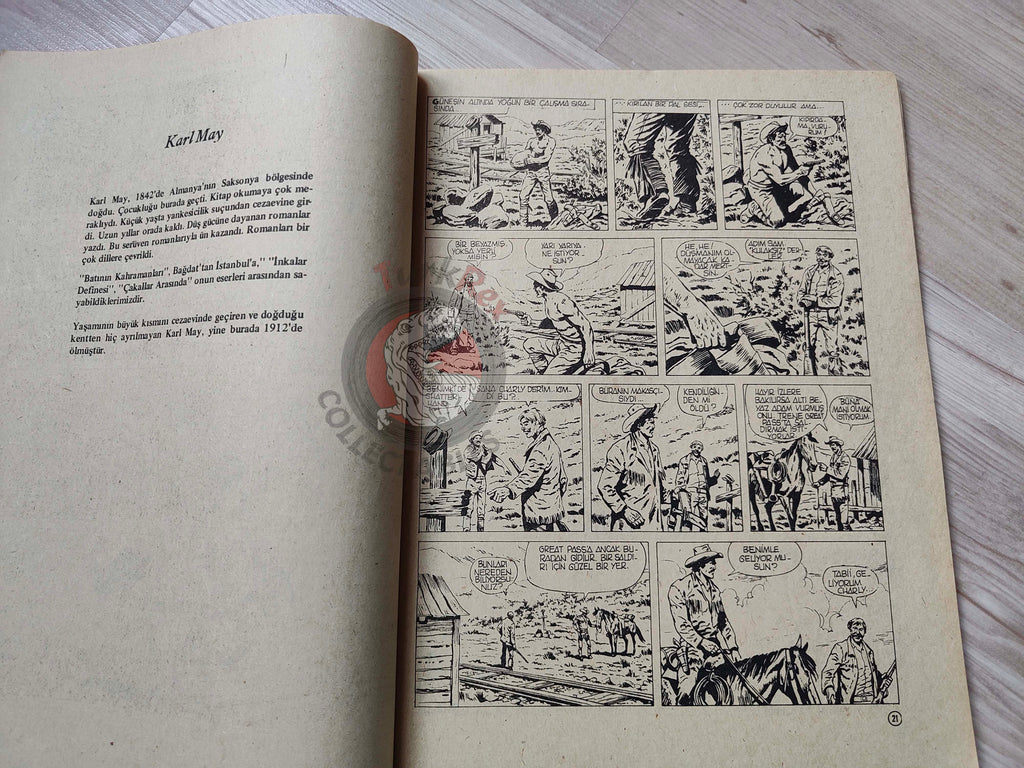 Milliyet Çocuk #17 1979 Turkish Comic Turkey Joyas Literarias Juveniles #87 Karl May