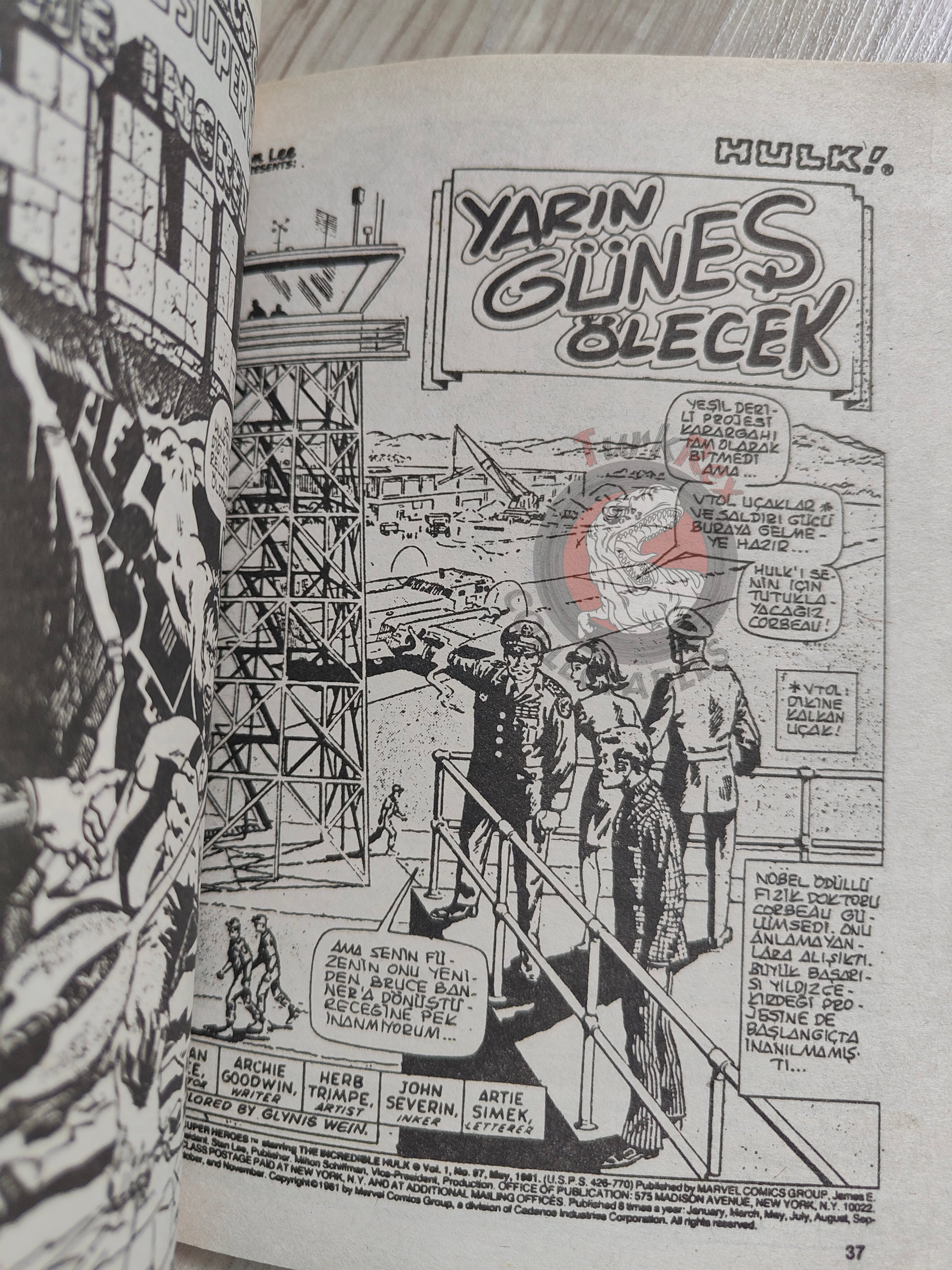 Hulk #20 1988 Turkish Comic Turkey cover Rampaging #9 #146 She-Hulk Thor
