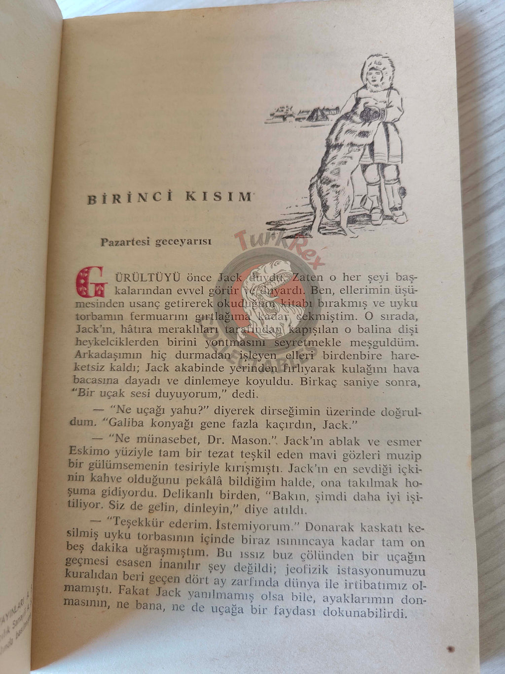 Alistair MacLean – Night Without End 1963 1st Turkish Book Turkey