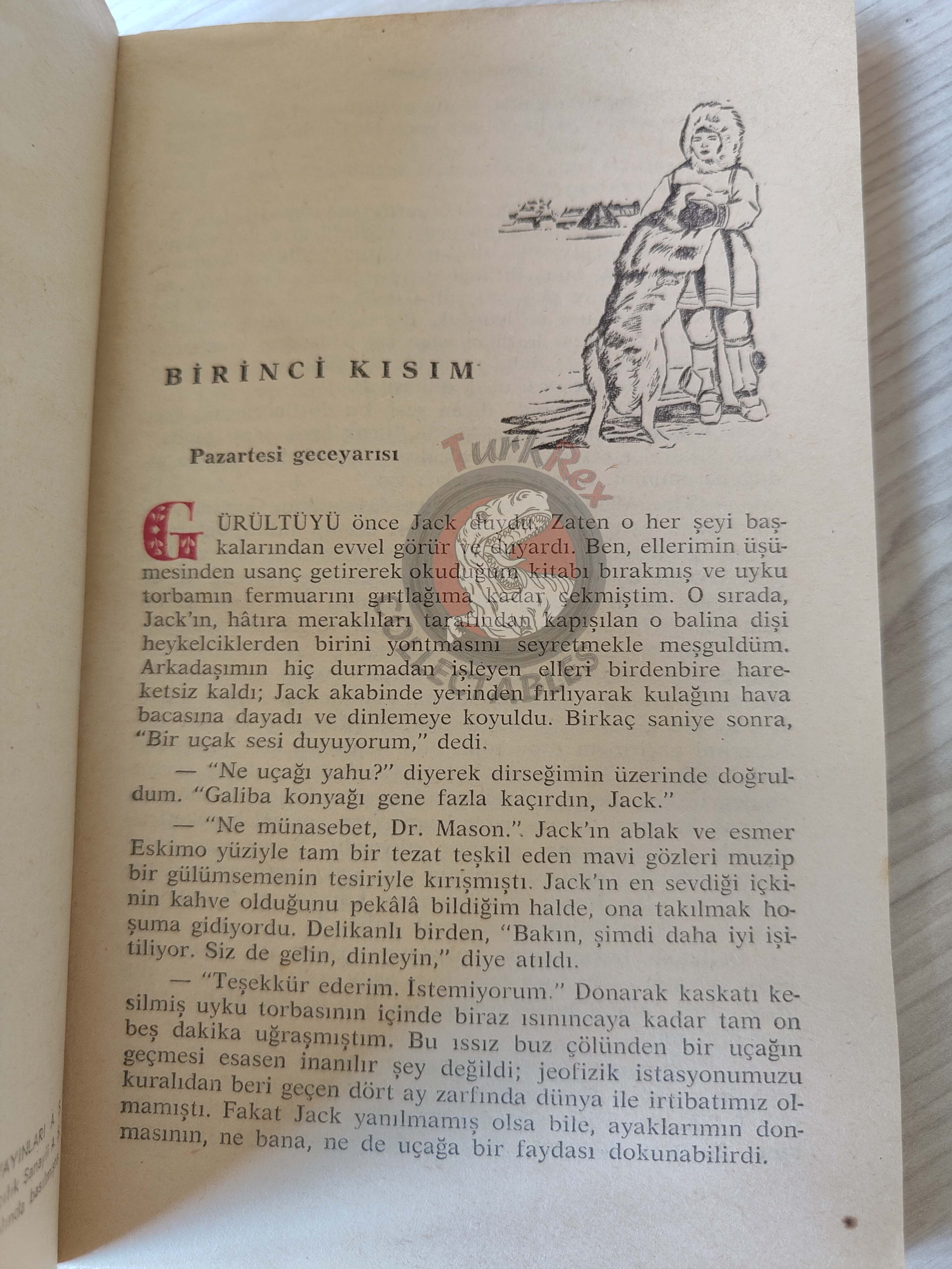 Alistair MacLean – Night Without End 1963 1st Turkish Book Turkey