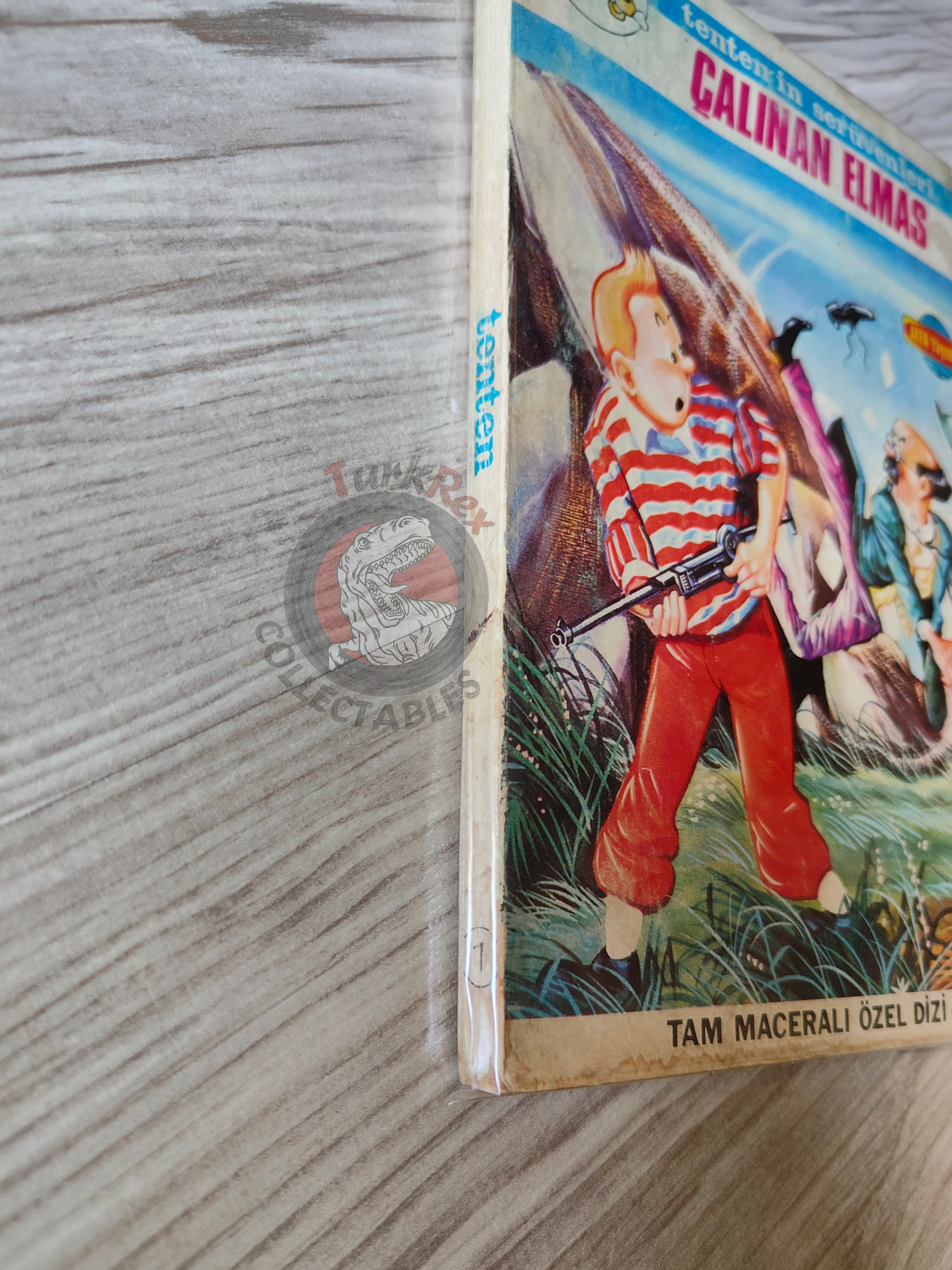 Tintin – The Castafiore Emerald early 1980s Turkish Edition Comic Turkey 2