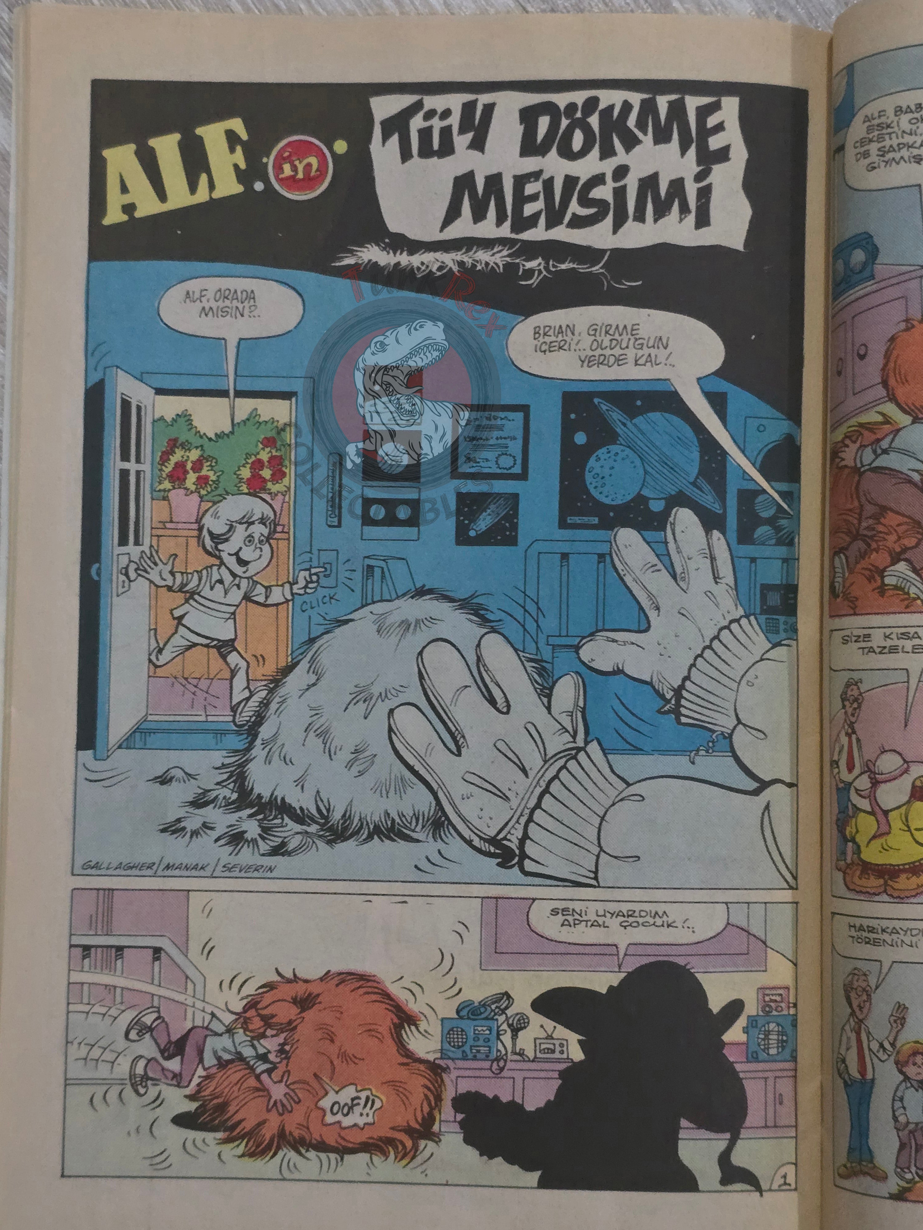 ALF #7 90s Turkish Comic Turkey Marvel