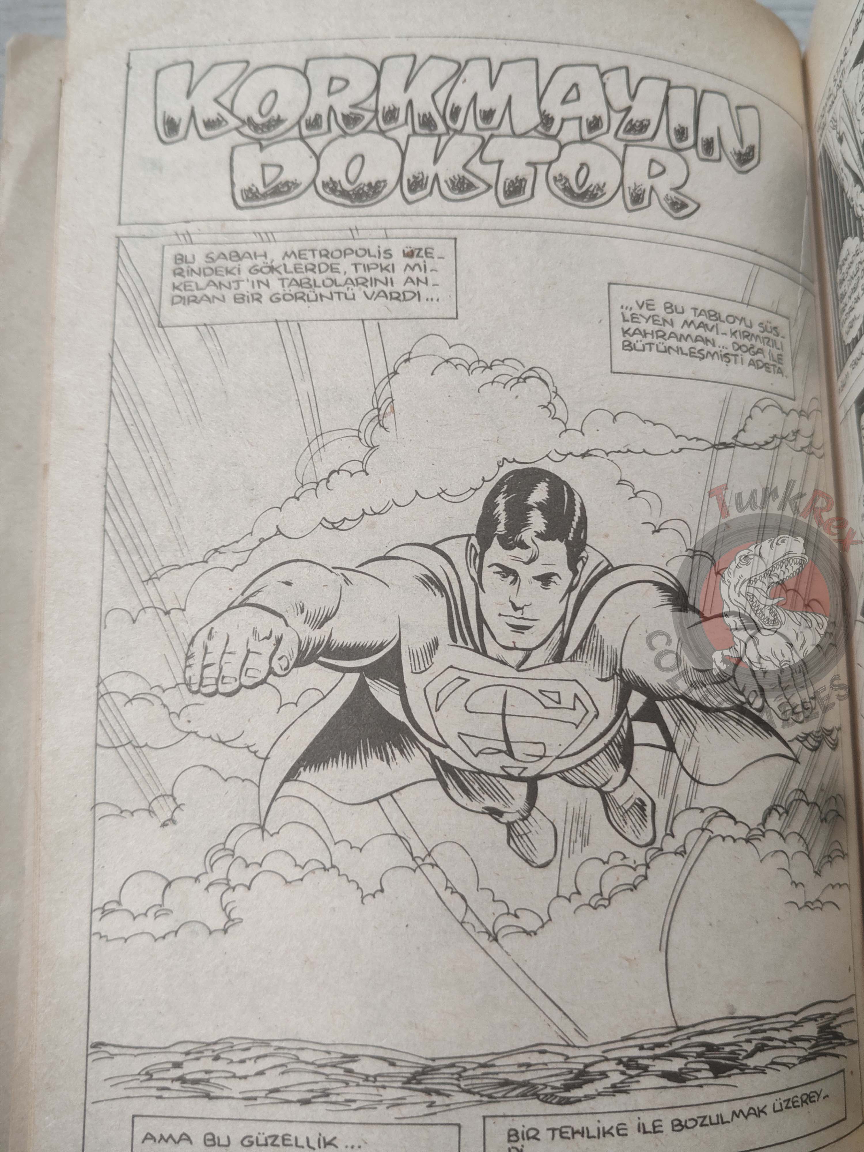 Superman Vol #33 1992 Turkish Comic Turkey The Man of Steel #11 Lois Lane Batgirl