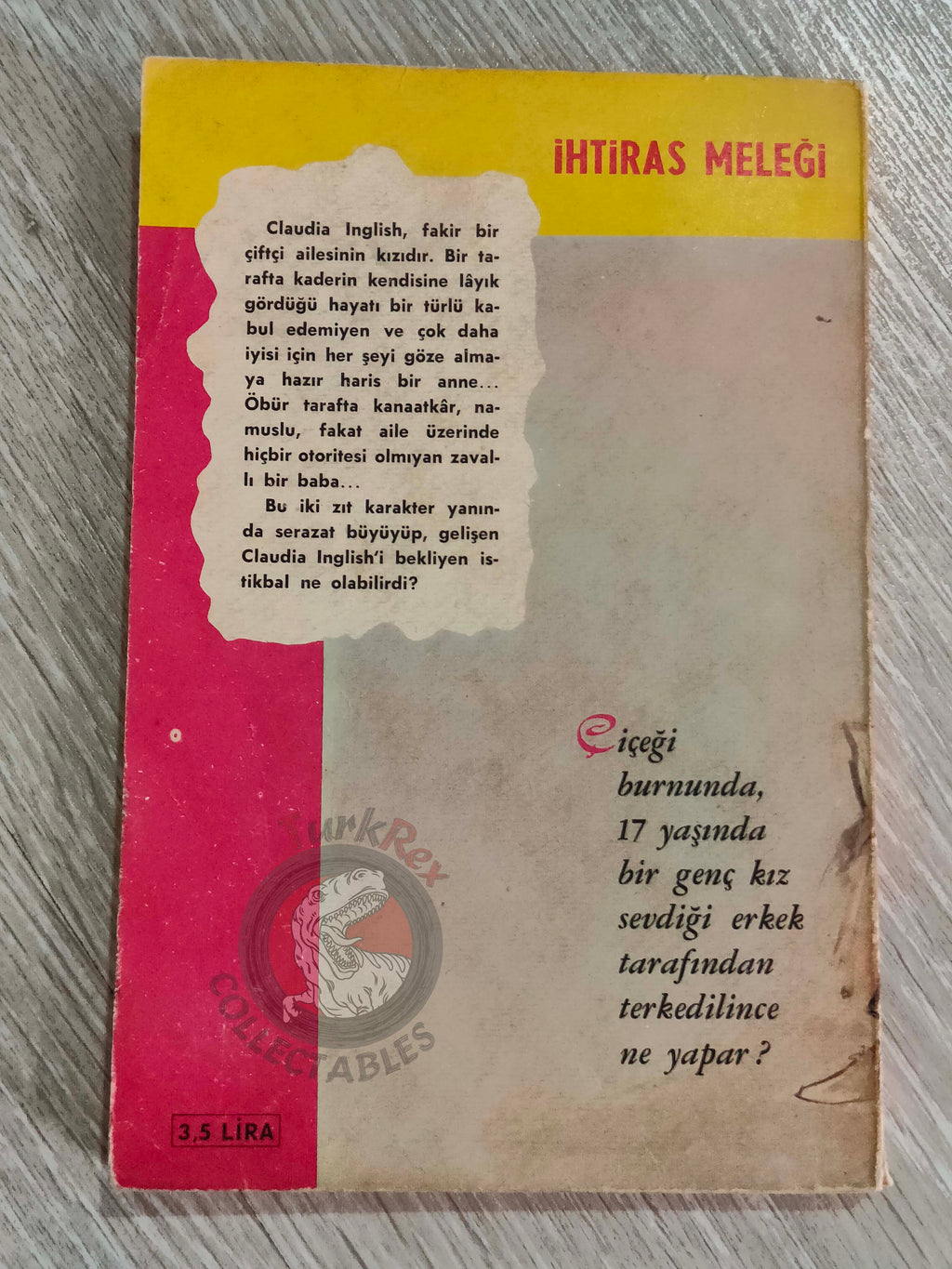 Erskine Caldwell – Claudelle Inglish 1964 1st Turkish Book Turkey