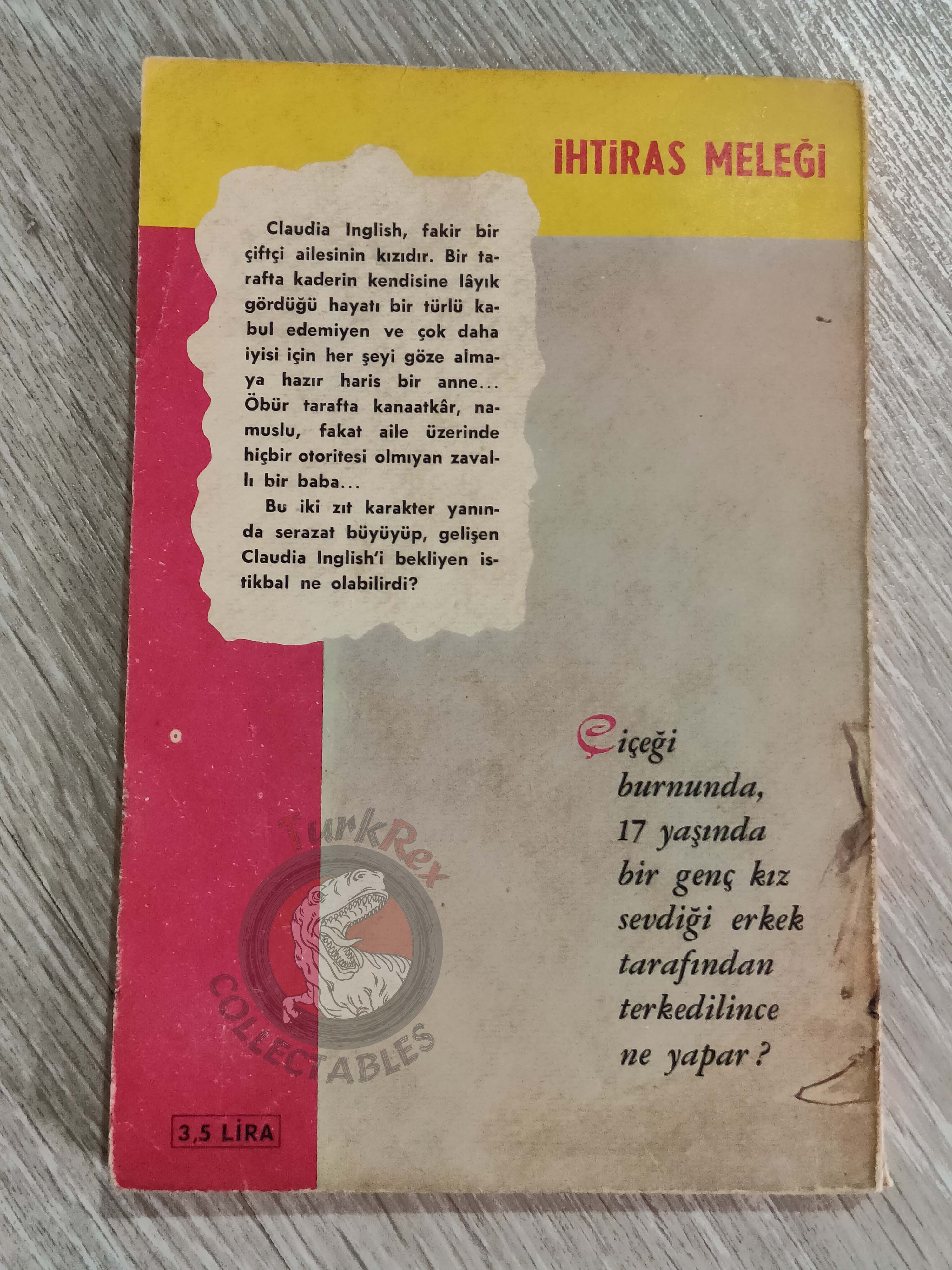 Erskine Caldwell – Claudelle Inglish 1964 1st Turkish Book Turkey