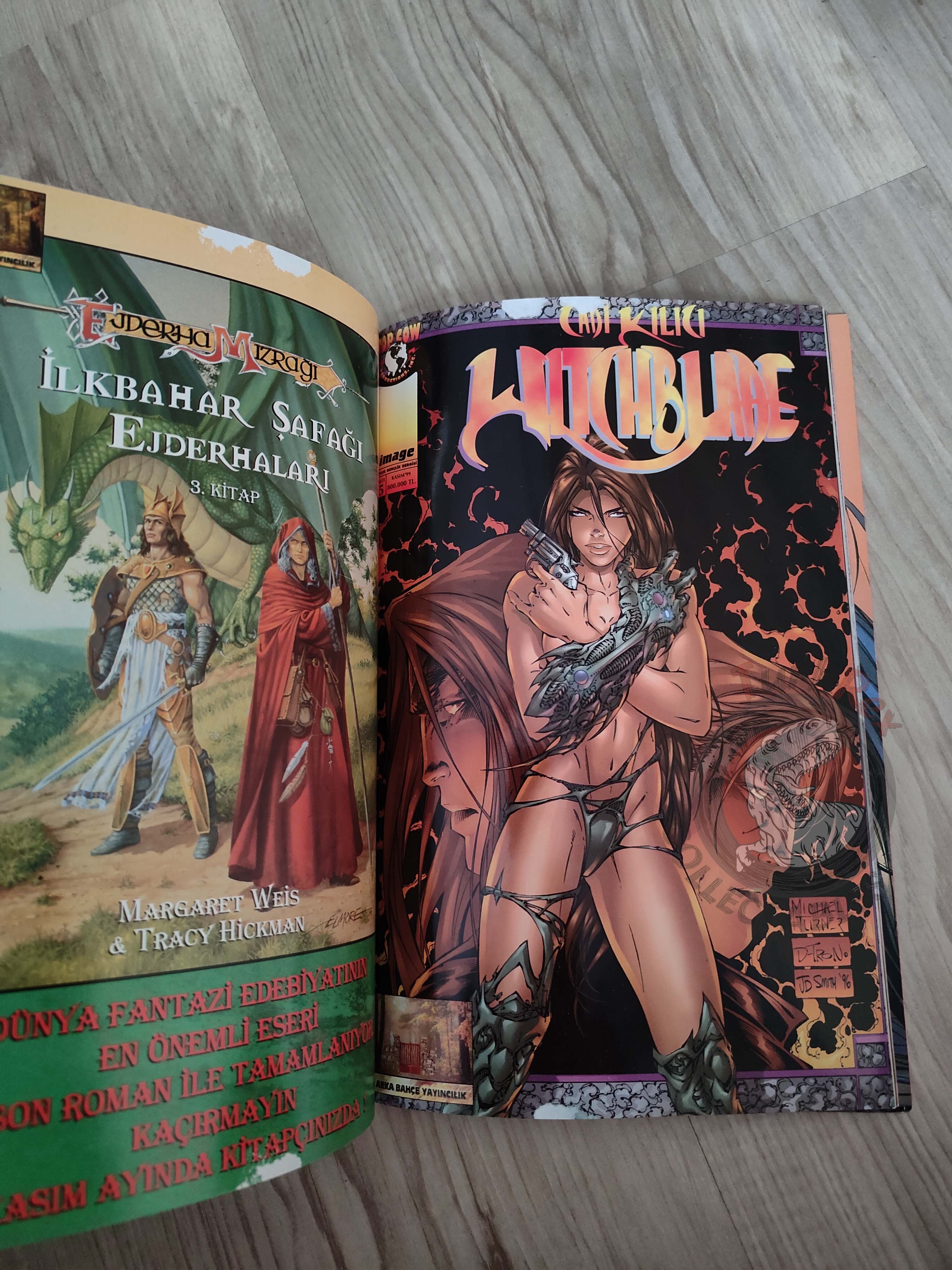 Witchblade Vol #2 1999 Turkish Comic Turkey #4 #5 #6
