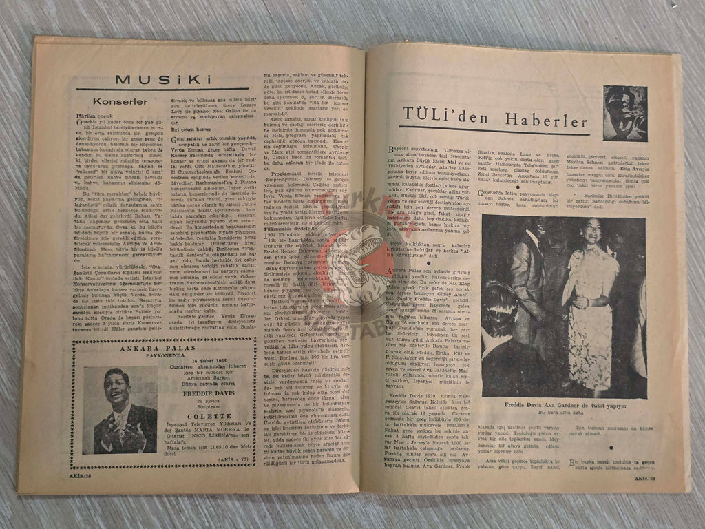 Akis 1963 Abd al-Karim Qasim Turkish Magazine Turkey Revolution in Iraq Middle East