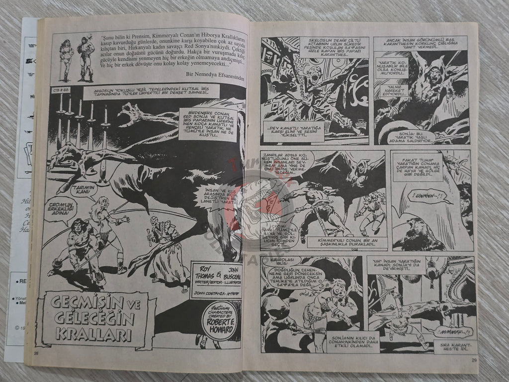 Red Sonja #5 2000 Turkish Comic Turkey #1 Marvel Feature #5 Conan the Barbarian #67 #68